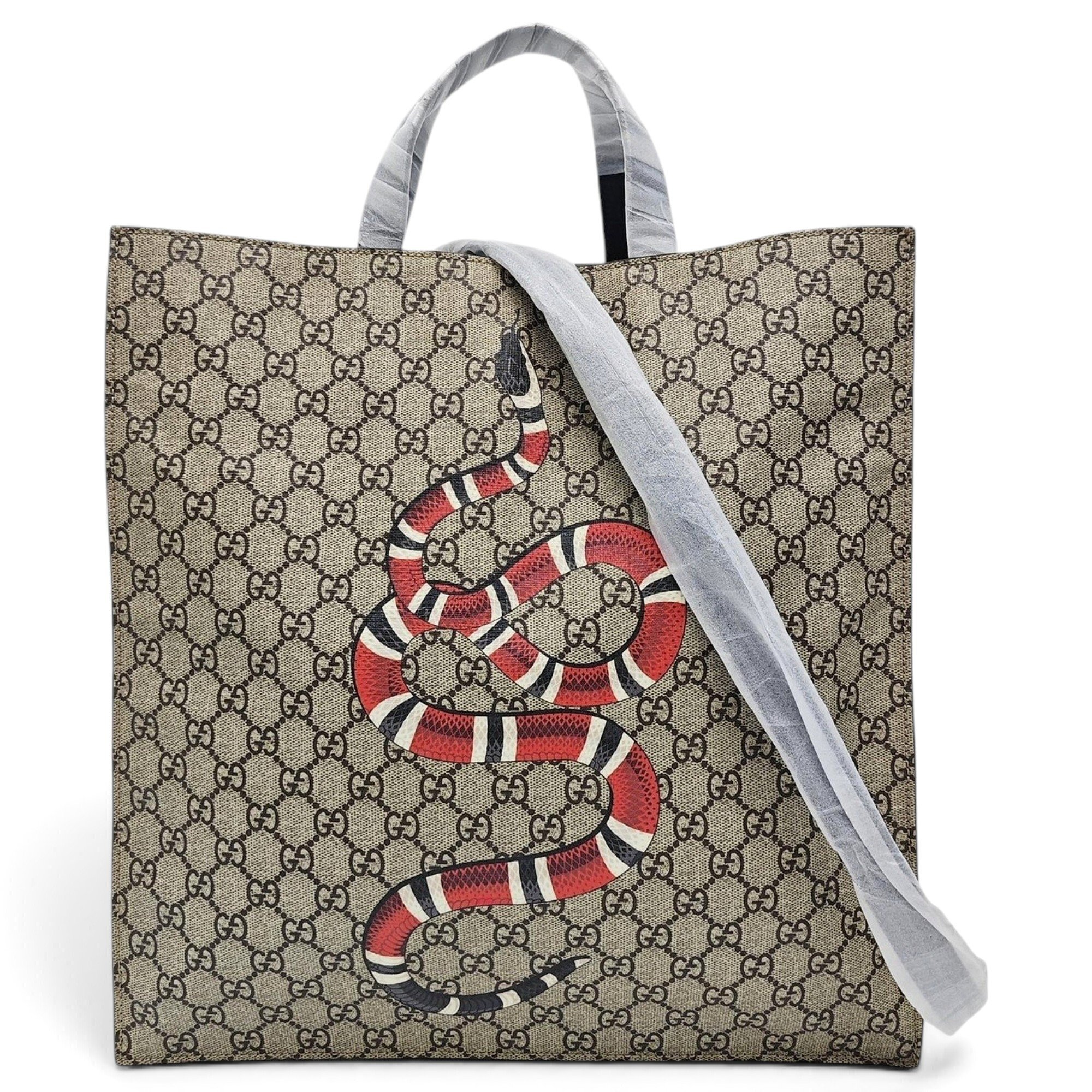Ophidia GG Supreme leather handbag