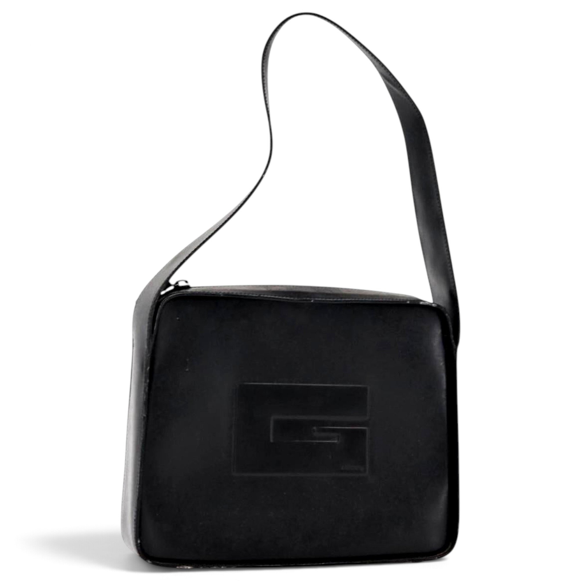 Patent leather handbag