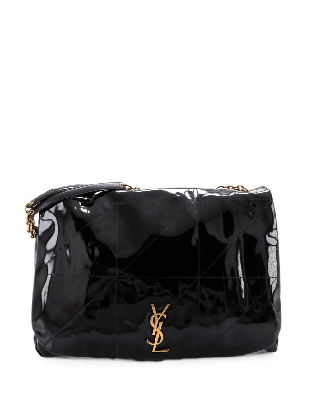 Jamie 4.3 Quilted Patent Large shoulder bag
