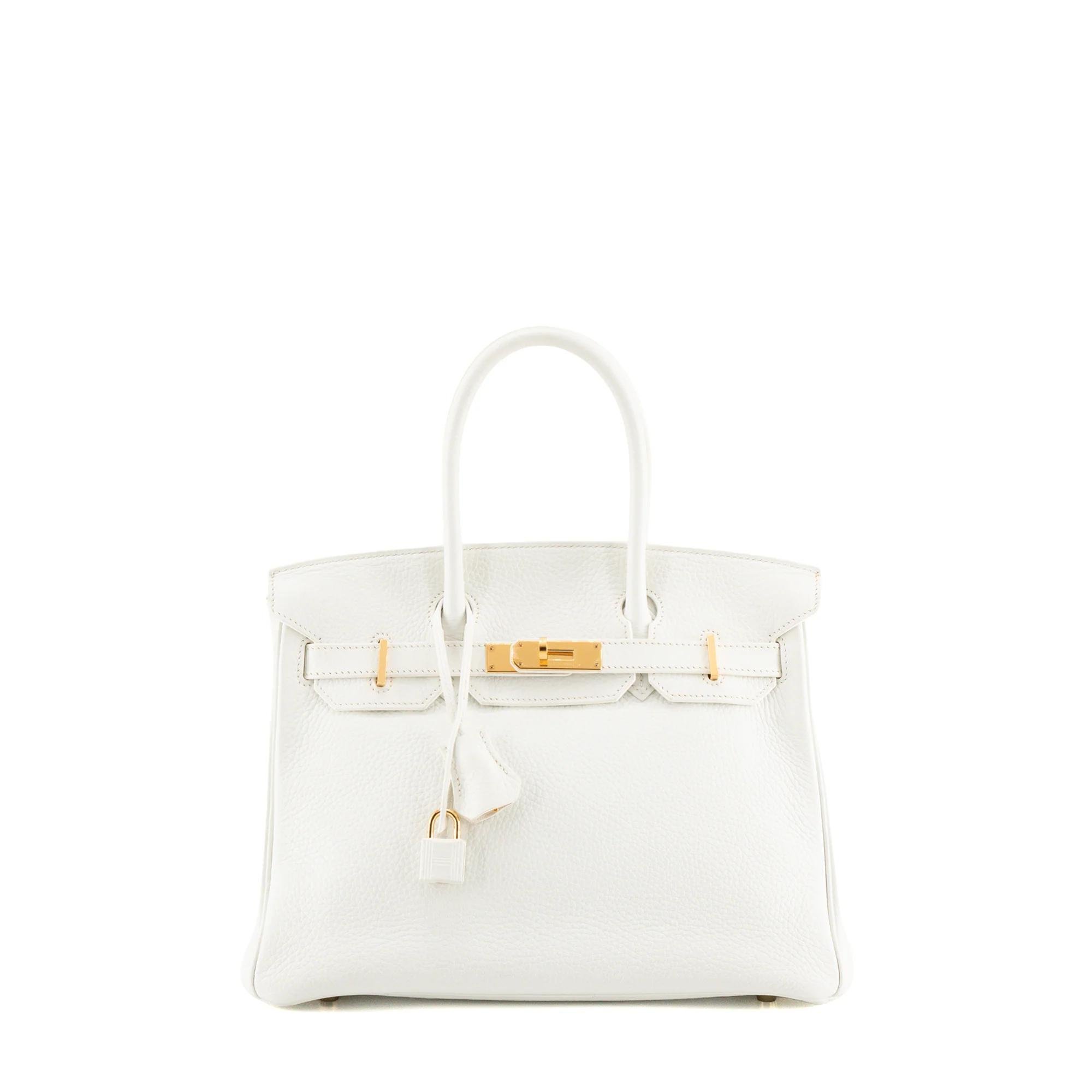 Birkin 30 leather handbag