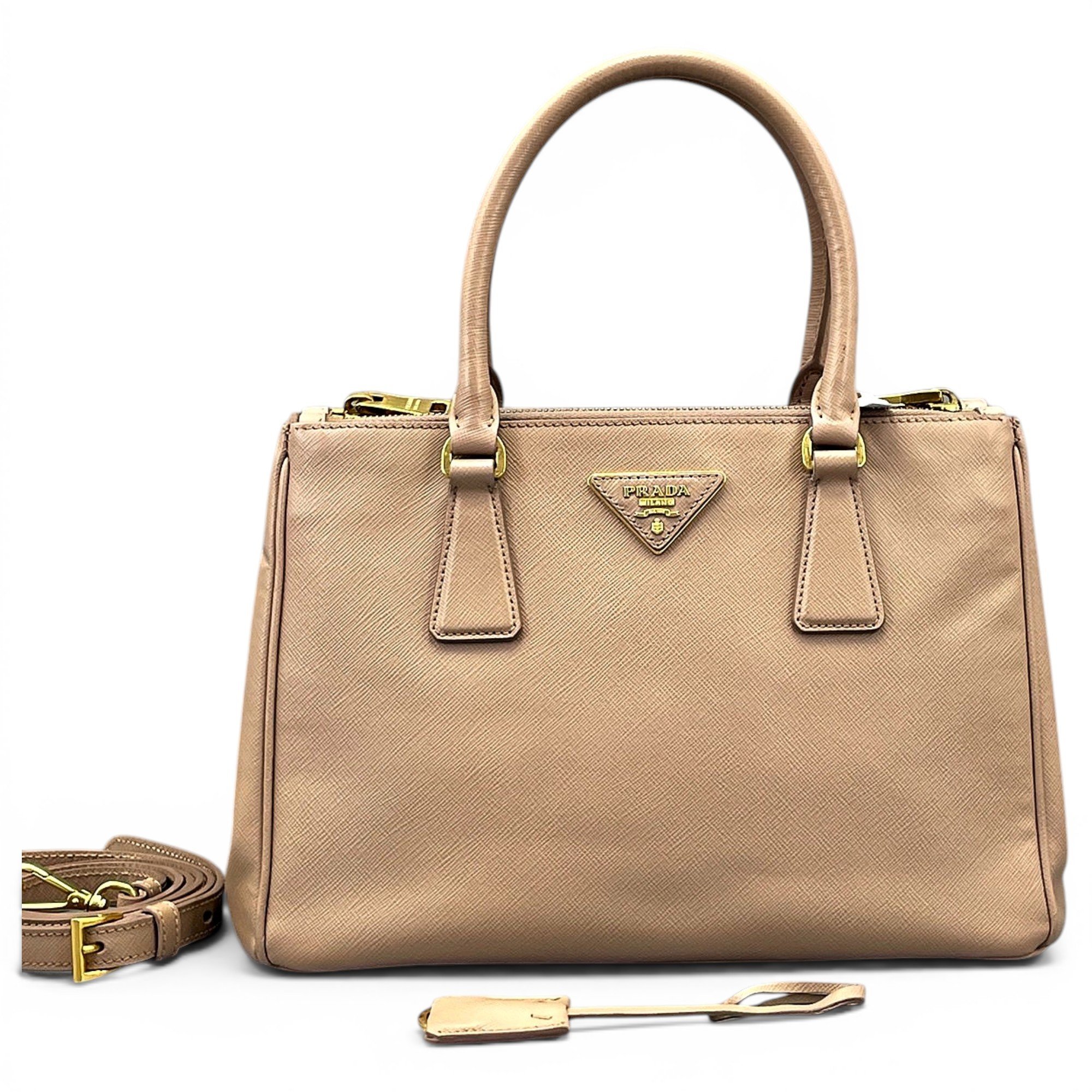 Galleria leather handbag