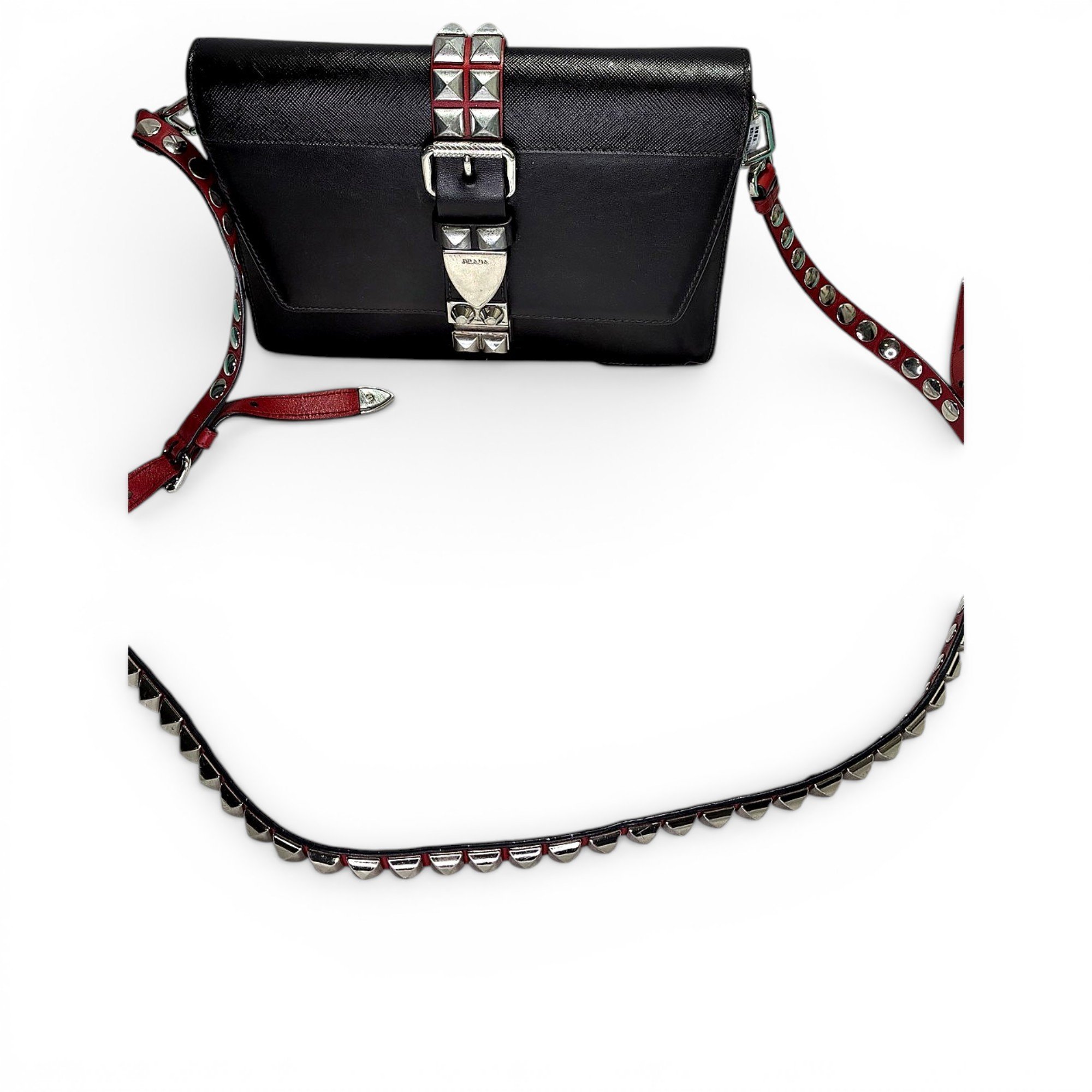 Cahier leather handbag