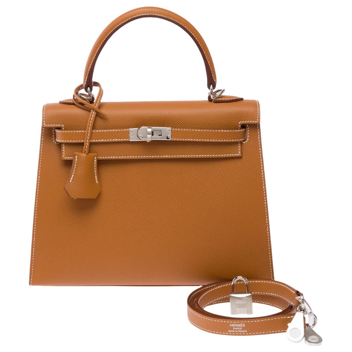 Hermes Kelly 25 Handbag Gold Epsom Leather 2026