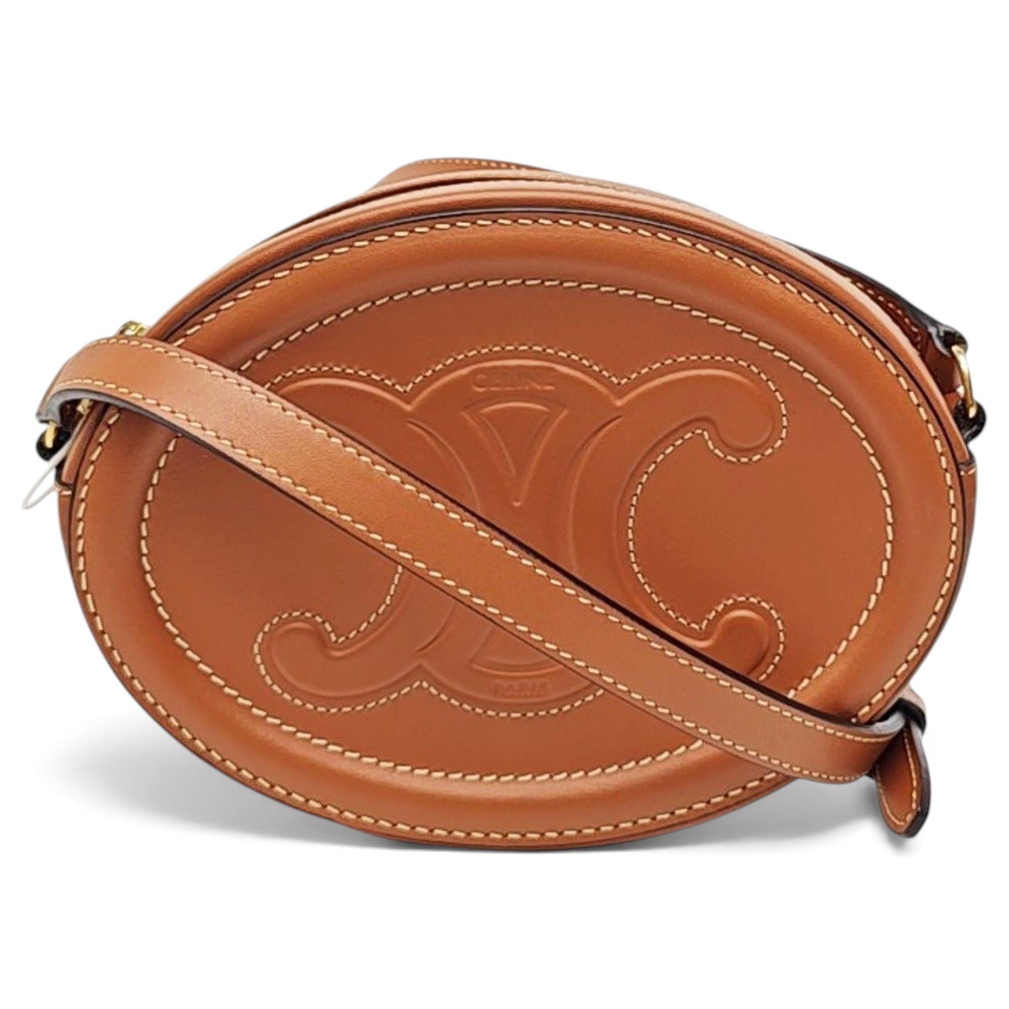 Triomphe leather handbag