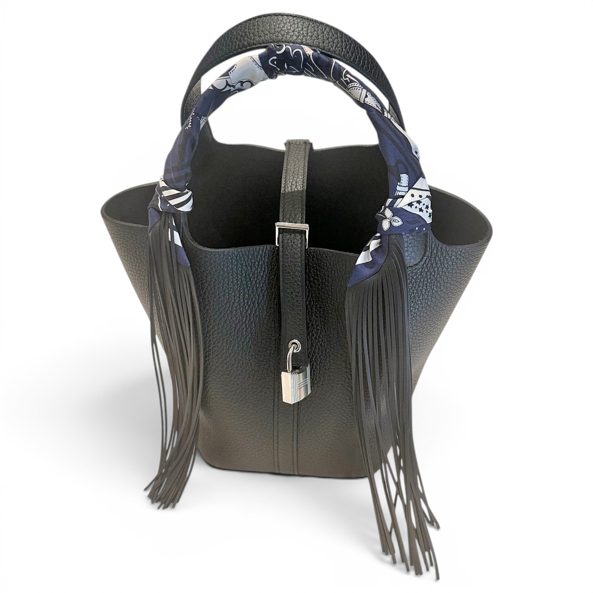 Picotin leather handbag