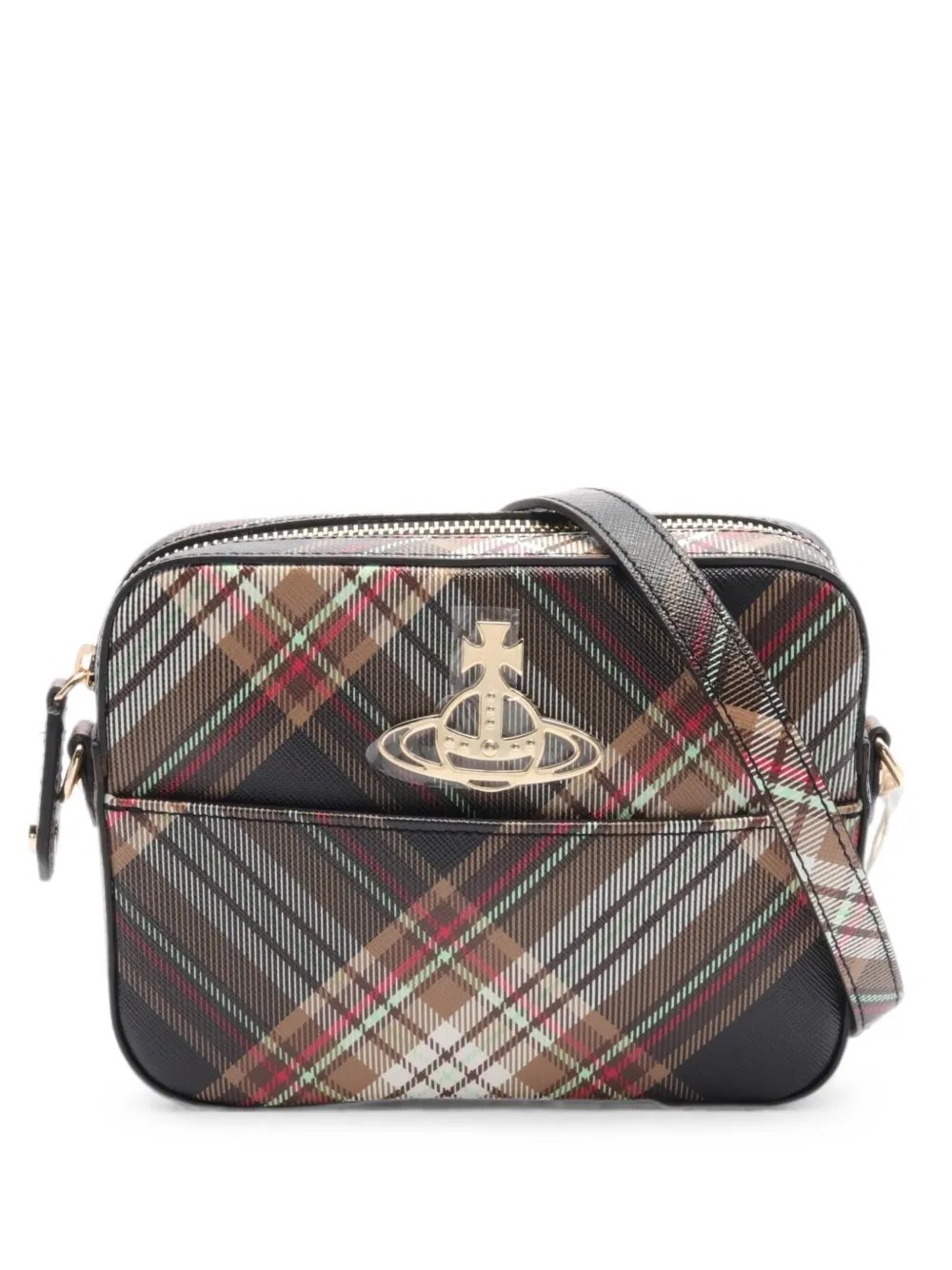 Tartan Orb camera bag