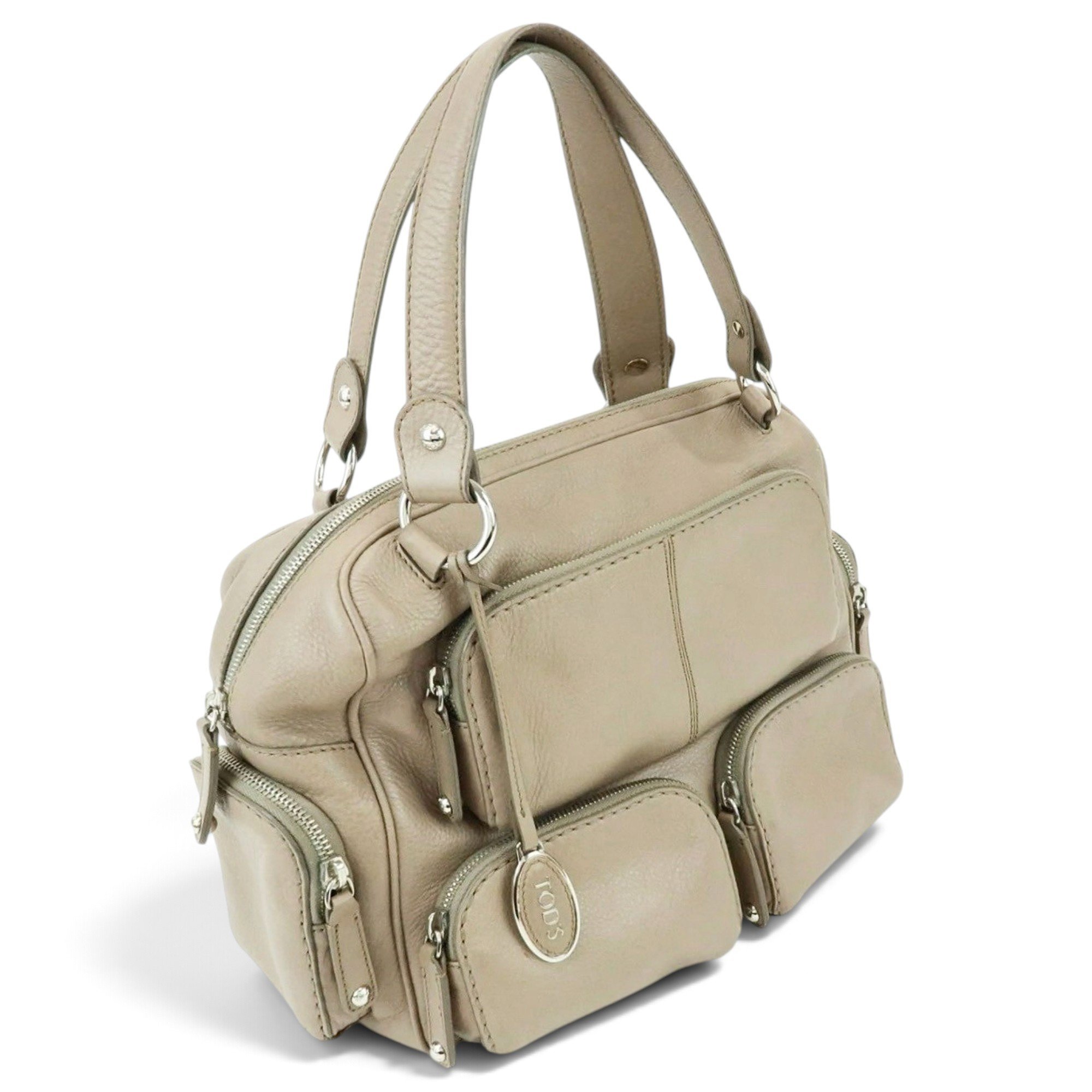 Leather tote