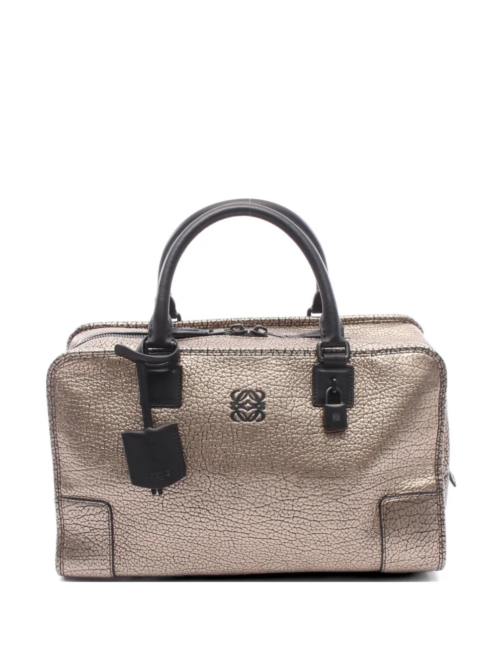 10s 36 Amazona metallic tote bag
