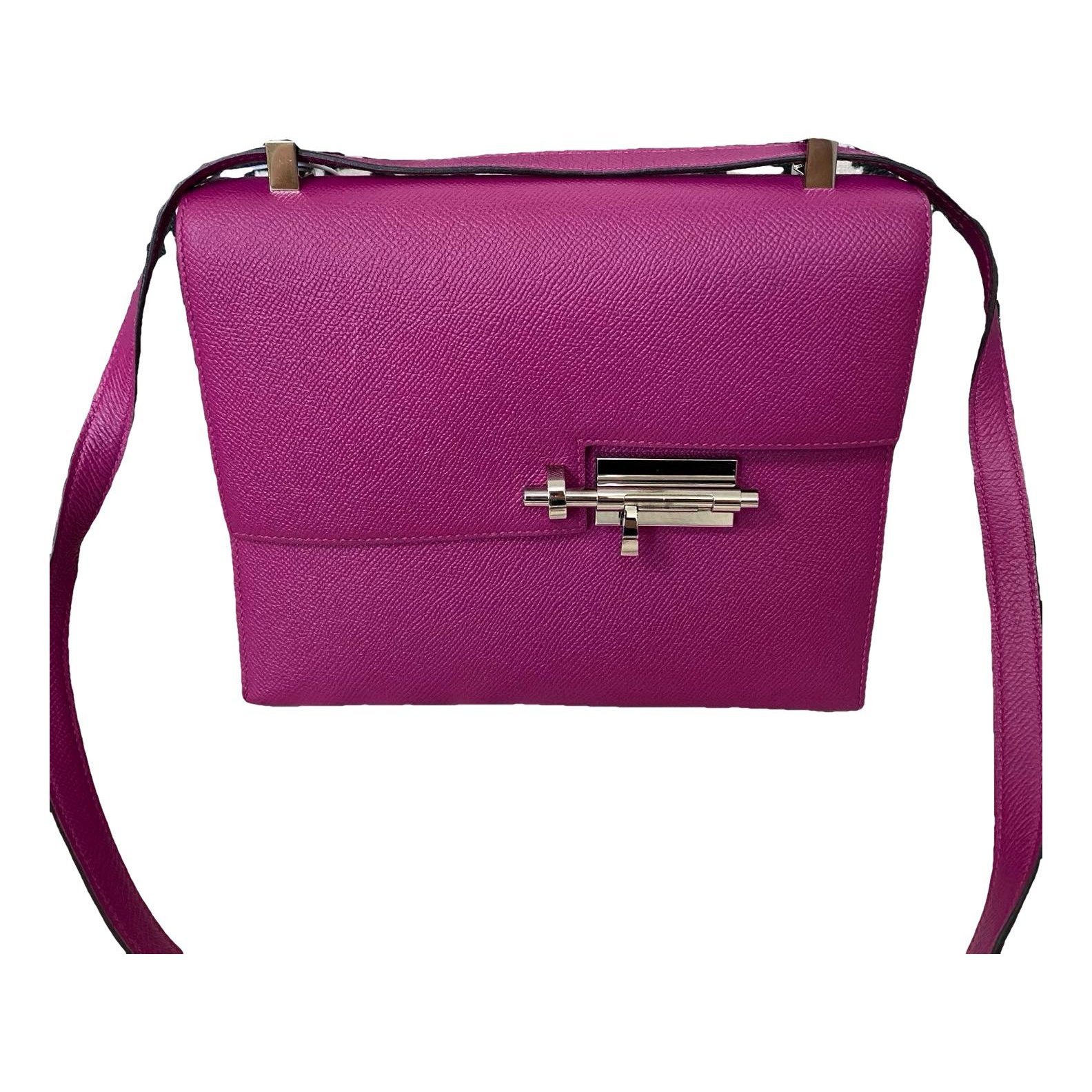 Verrou leather handbag