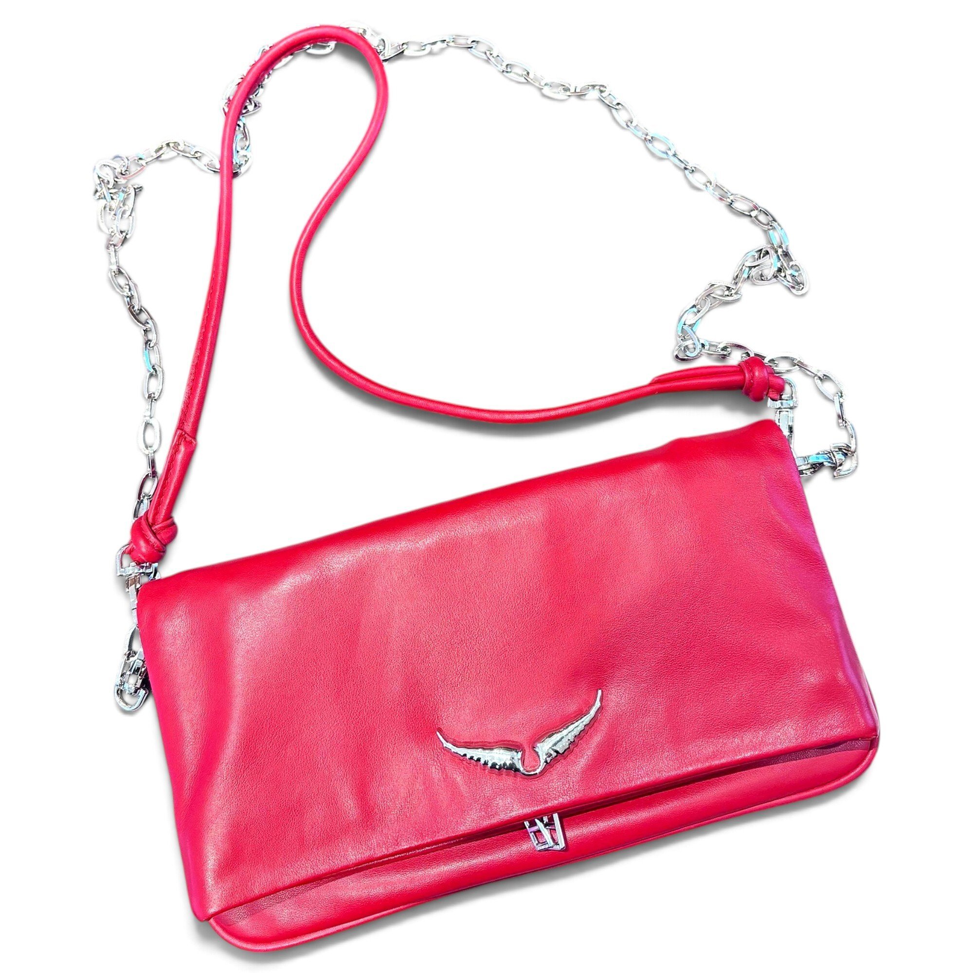 Rock leather crossbody bag