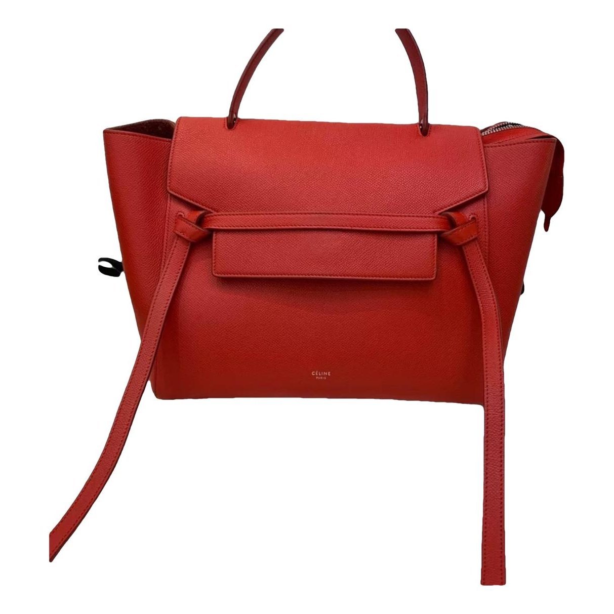 Belt leather handbag