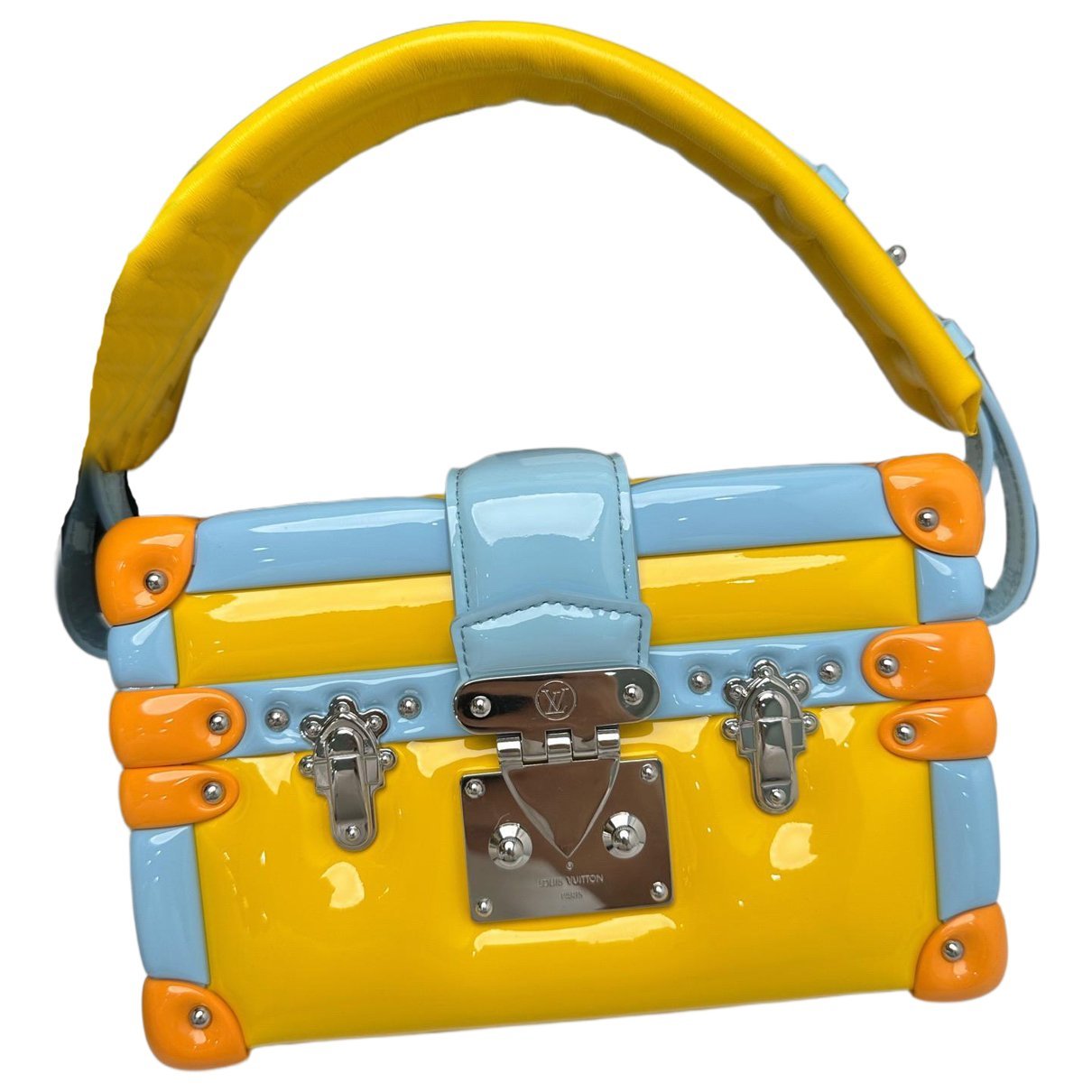 Petite Malle leather handbag