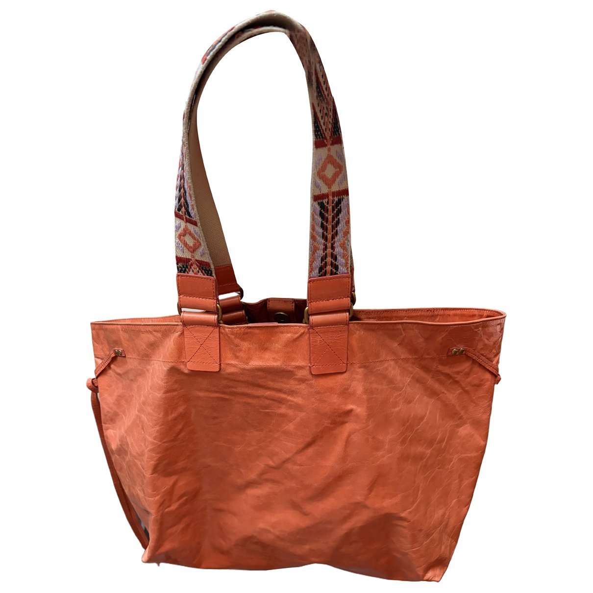 Leather tote
