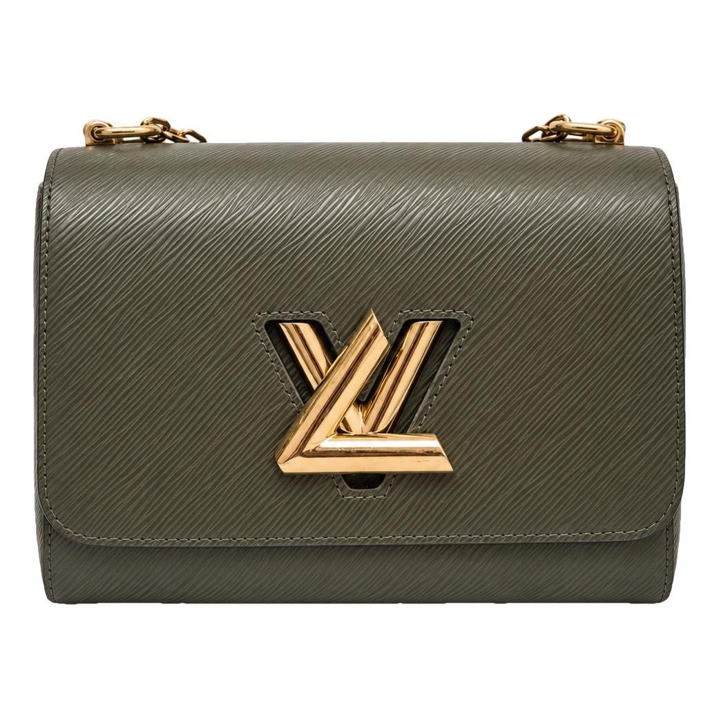Twist leather crossbody bag