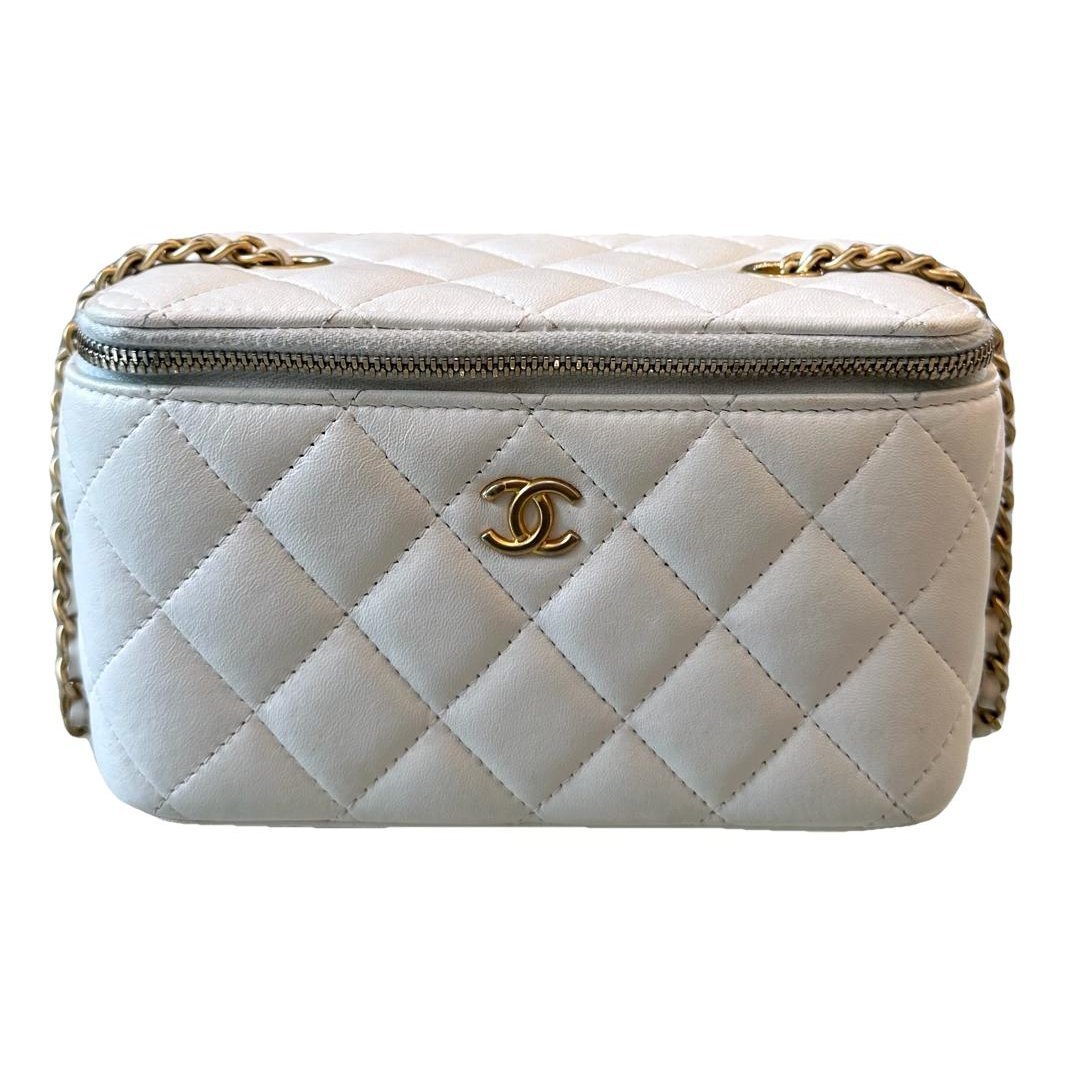 Trendy CC Vanity leather handbag