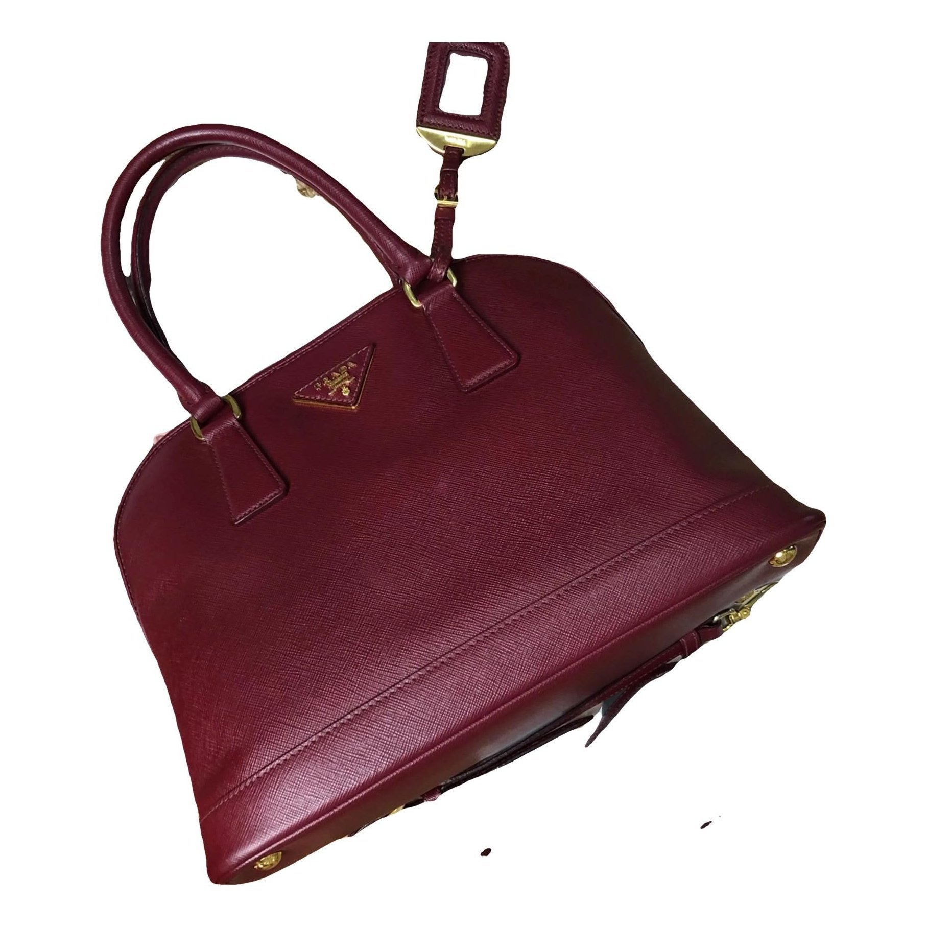 Promenade leather handbag