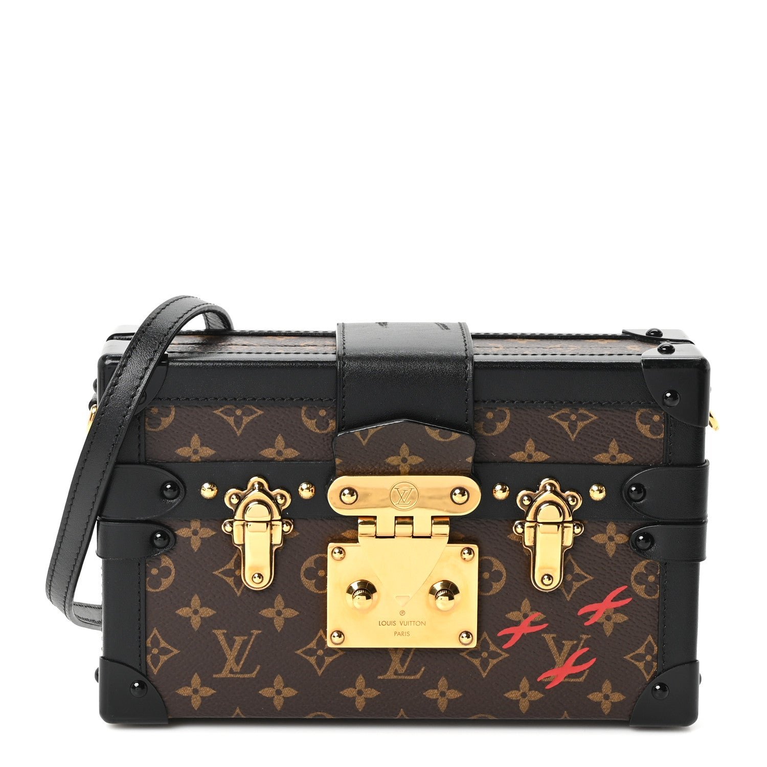 Louis Vuitton Monogram Petite Malle Black