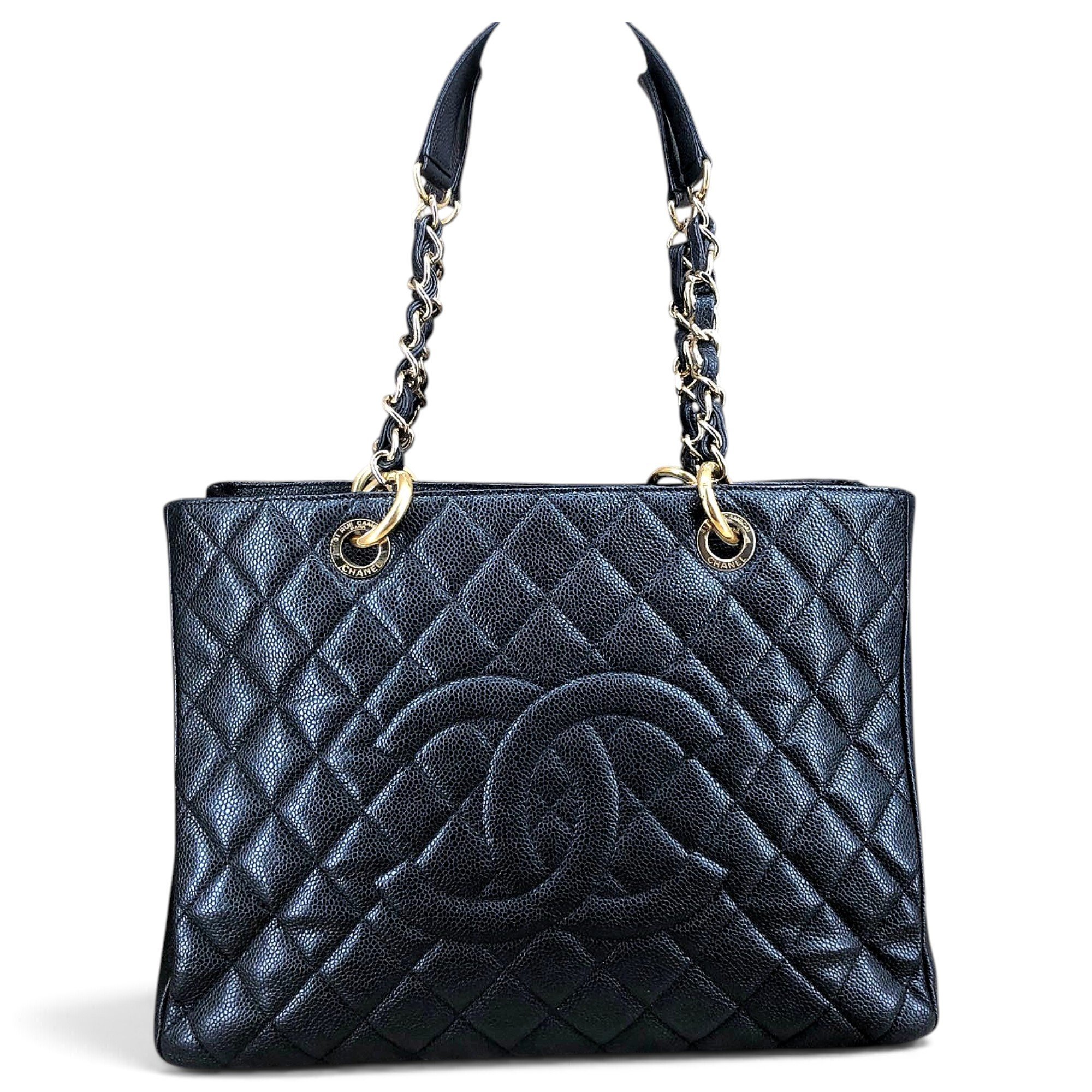 Grand shopping leather tote