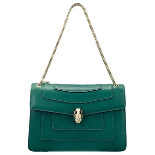 Bvlgari Serpenti leather handbag