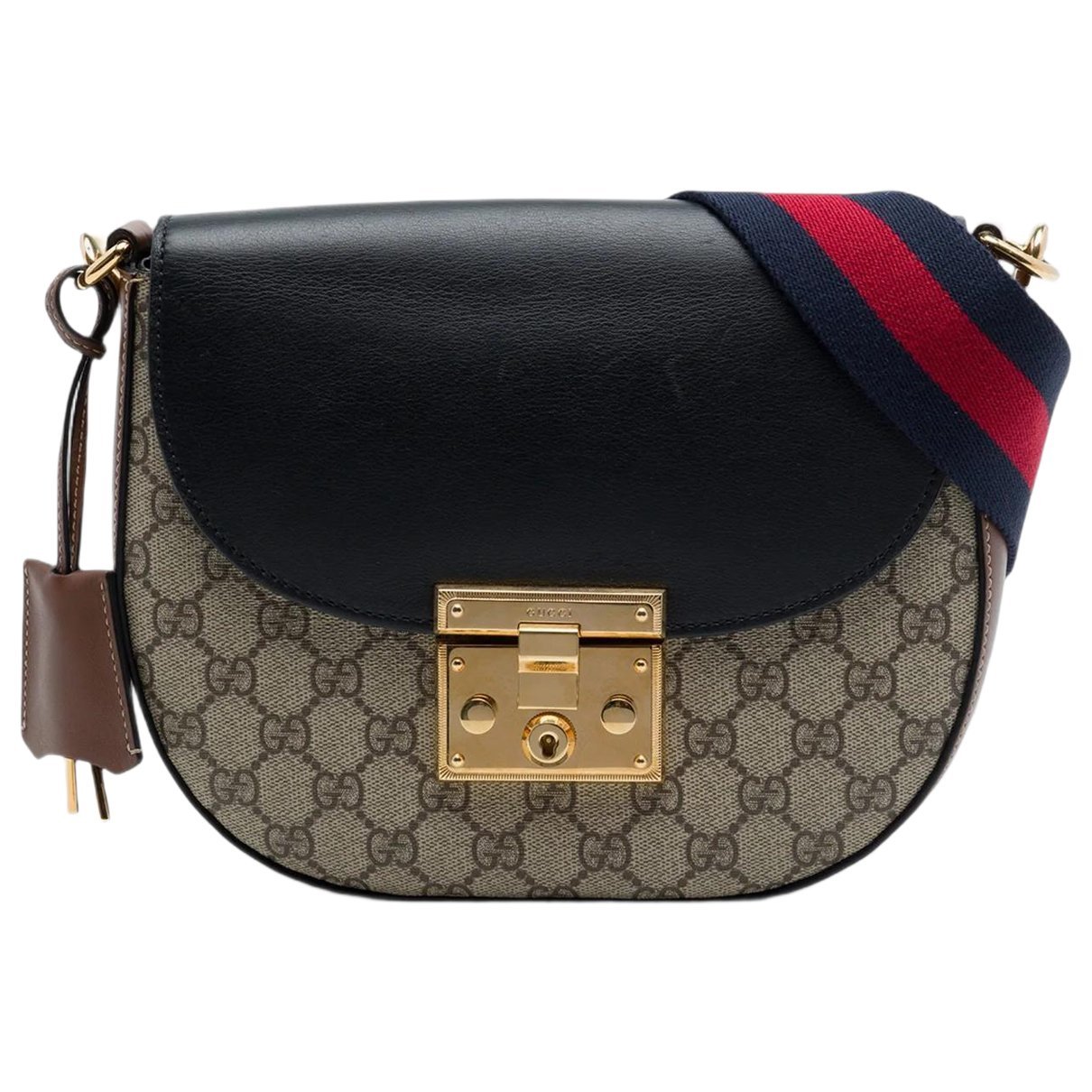 Padlock cloth crossbody bag