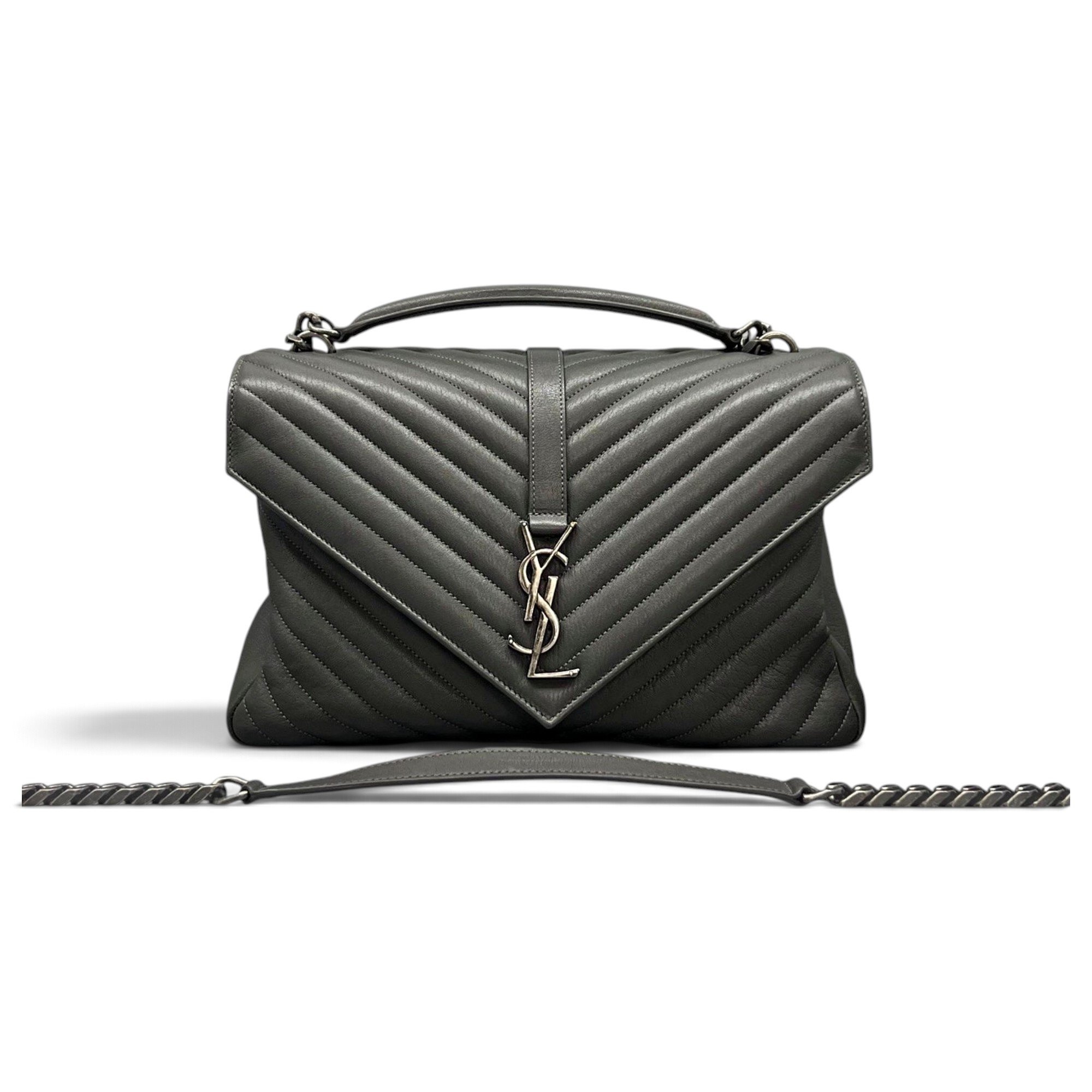 Collége monogramme leather handbag
