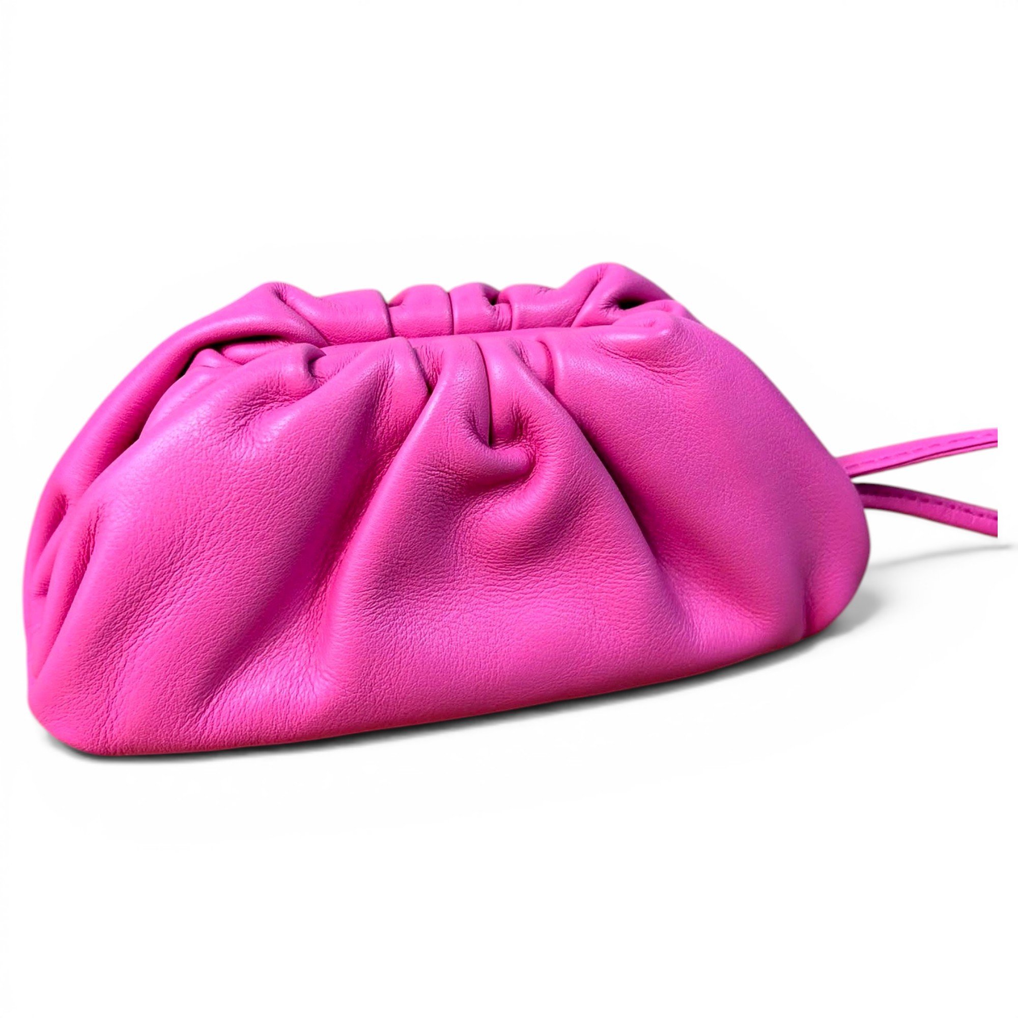 Pouch leather handbag