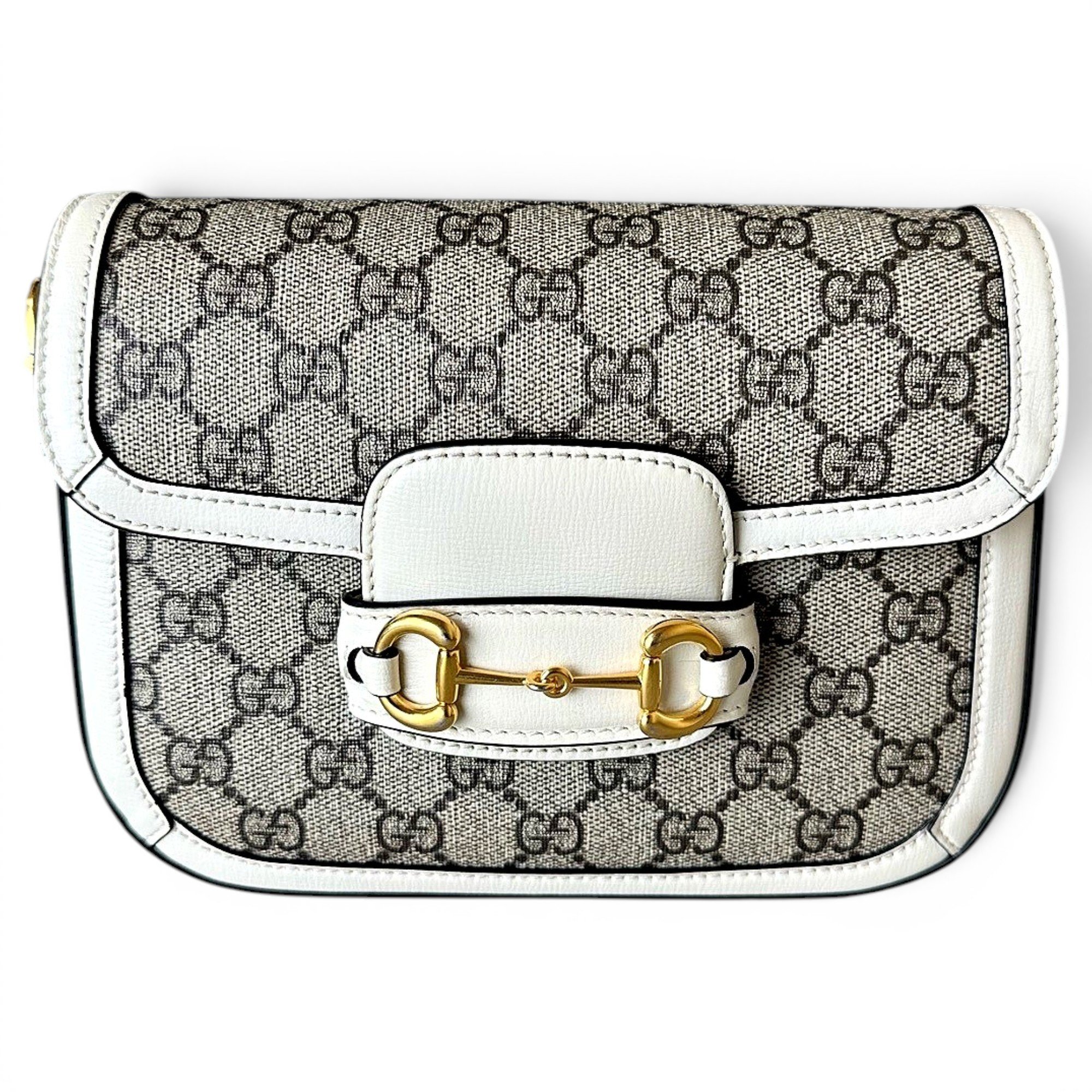 Horsebit 1955 Flap cloth handbag