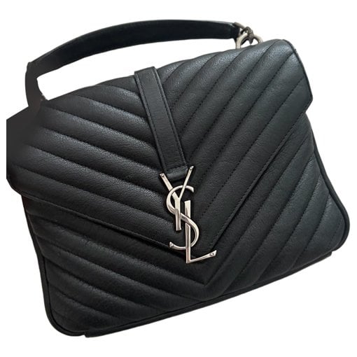 Collége monogramme leather handbag