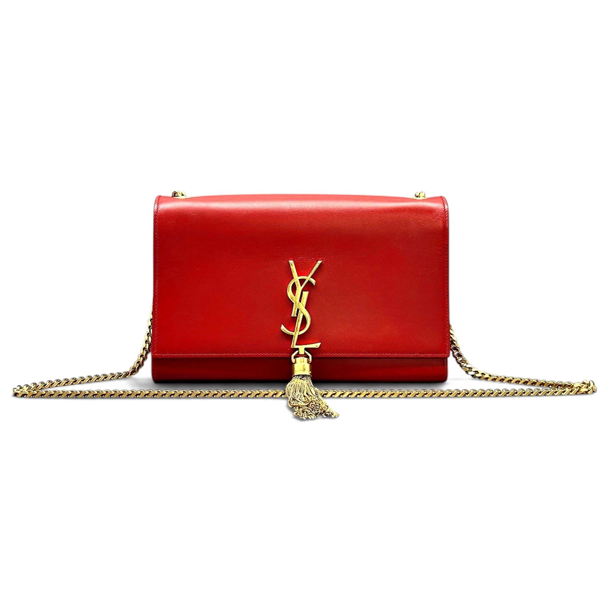 Pompom Kate leather handbag