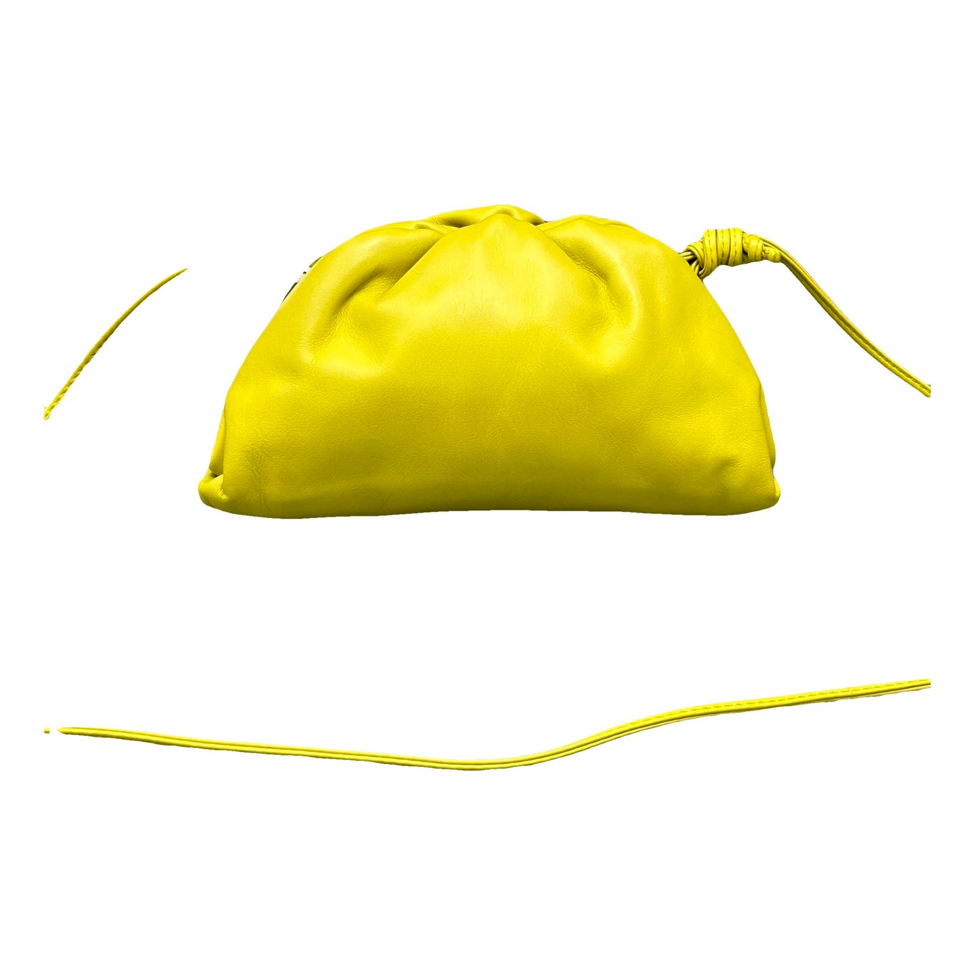 Pouch leather handbag