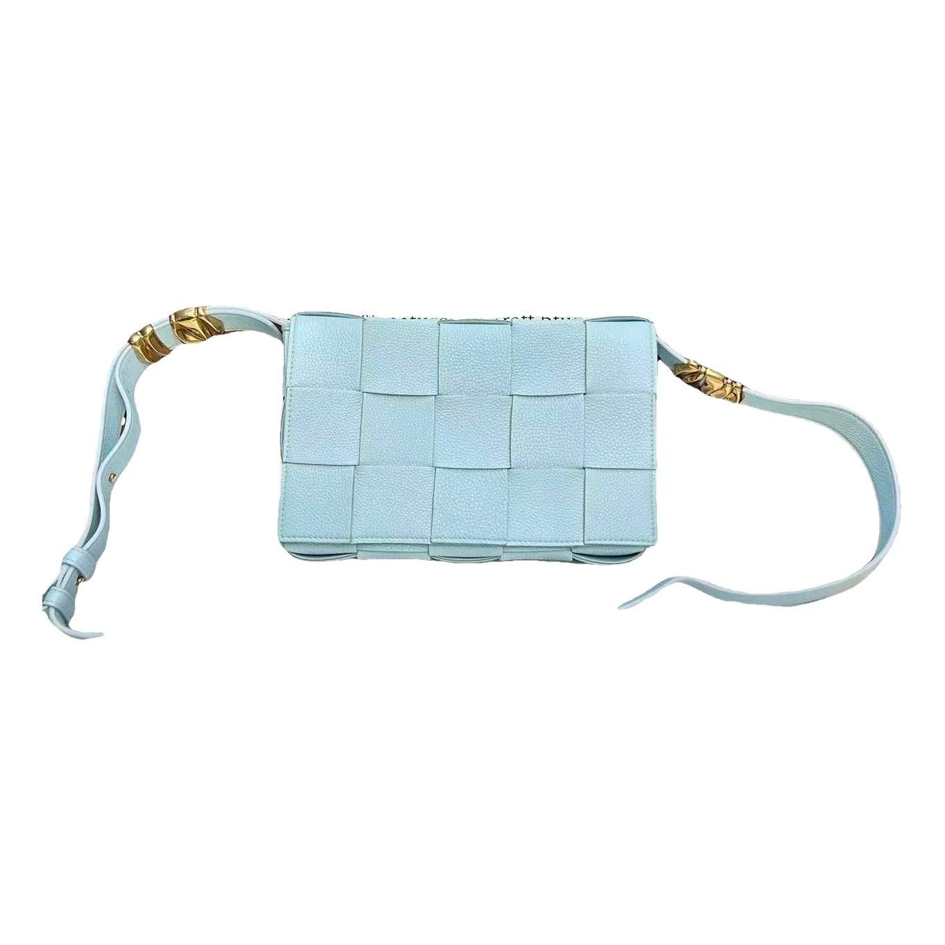 Cassette leather handbag