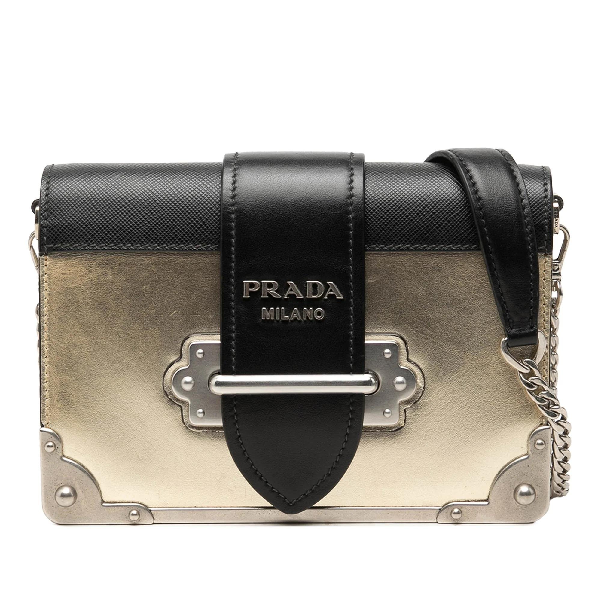 Cahier leather handbag