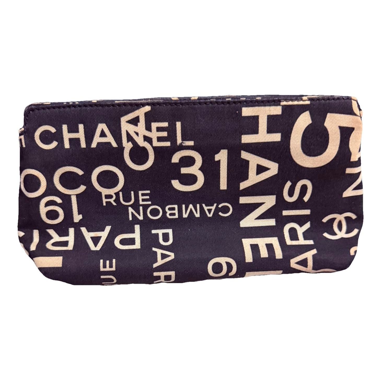 Linen clutch bag