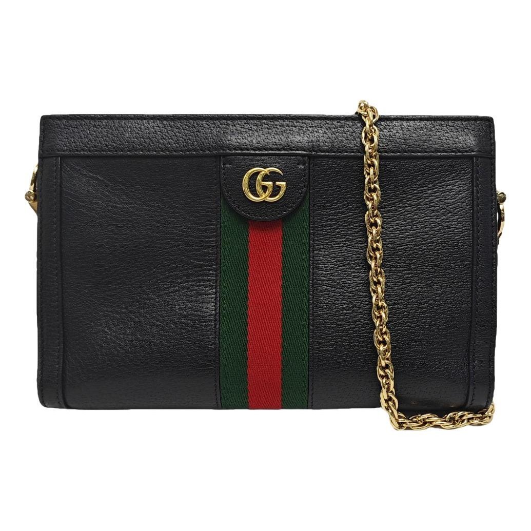 Ophidia Chain leather handbag