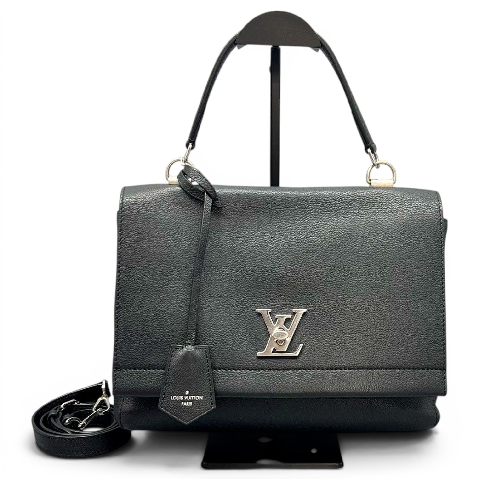 Lockme leather satchel