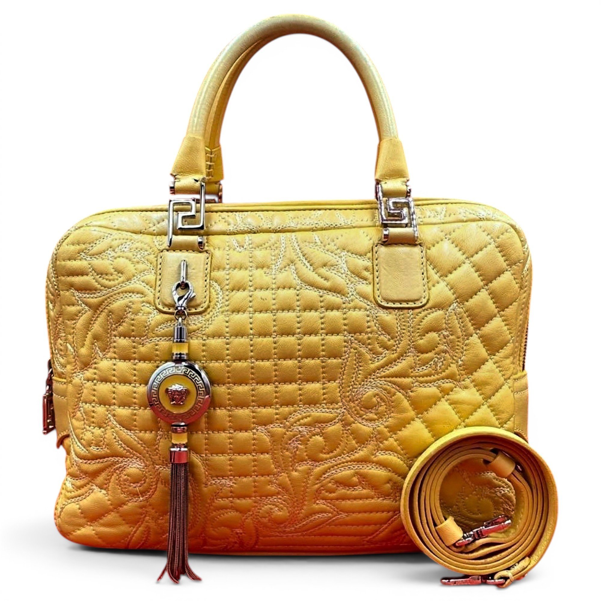 La Medusa leather handbag
