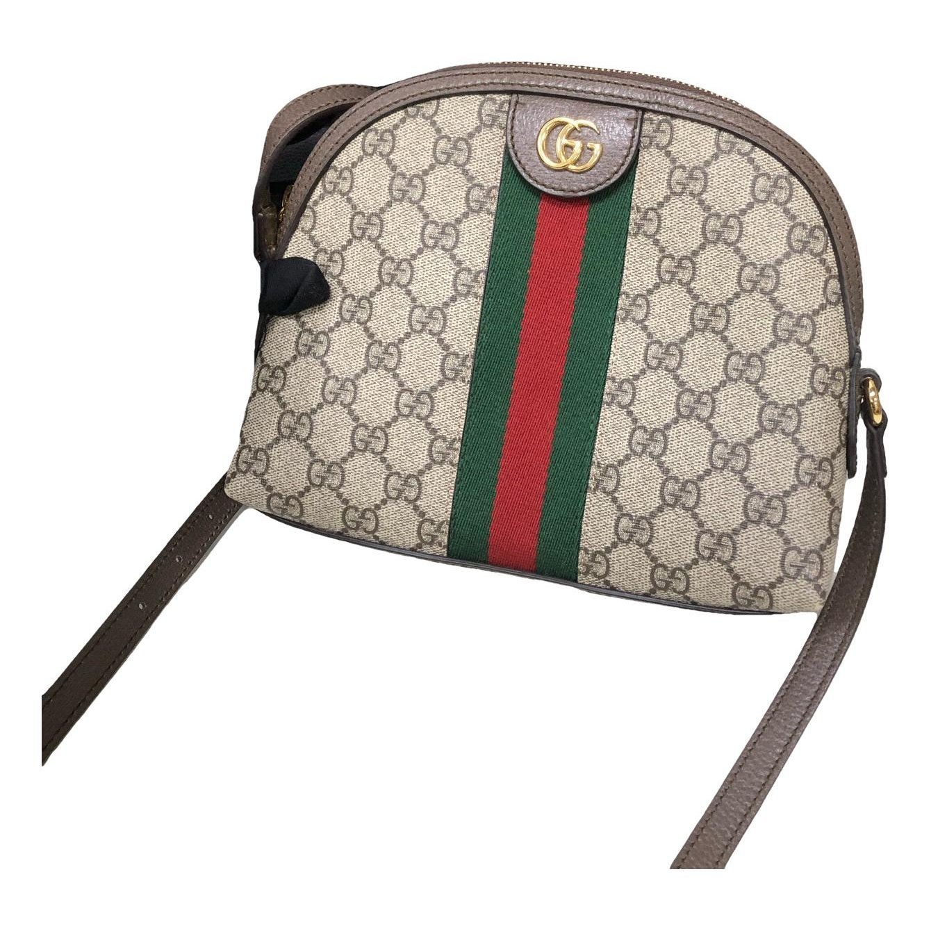 Ophidia Dome leather handbag