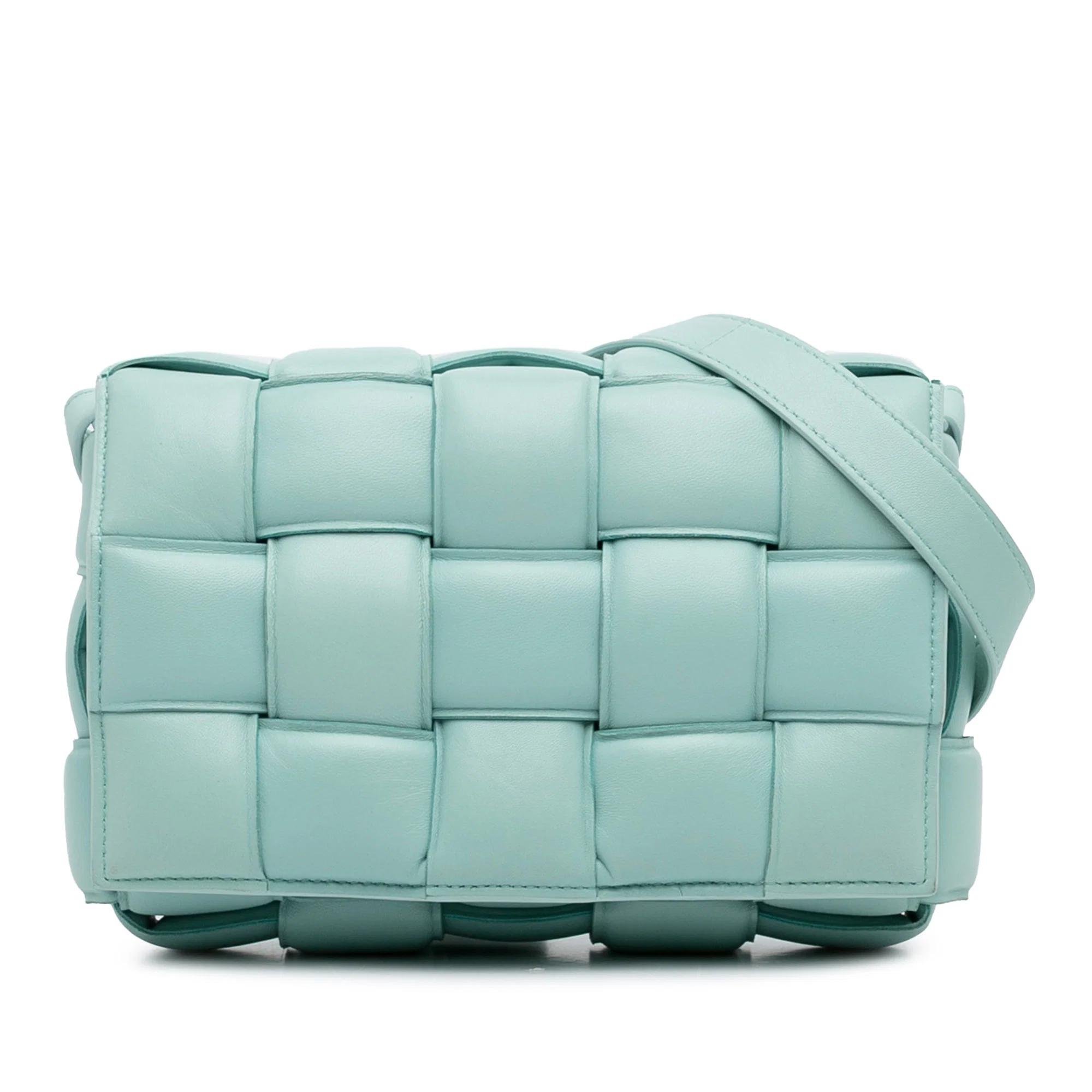 Cassette leather handbag
