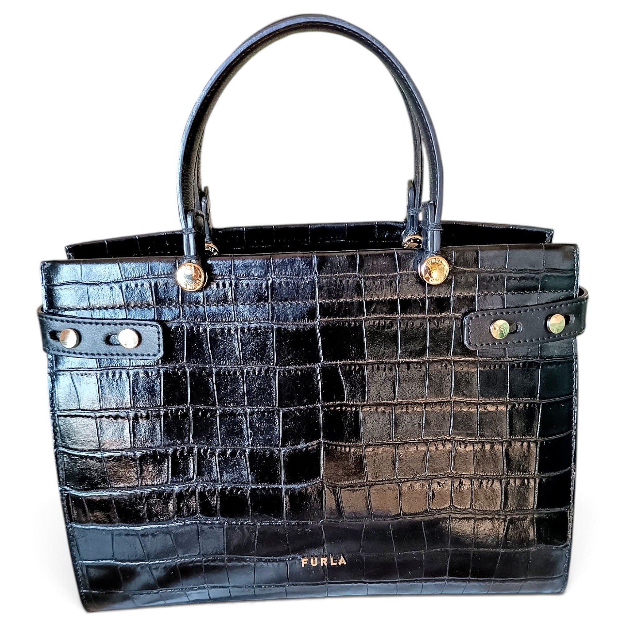 Leather handbag
