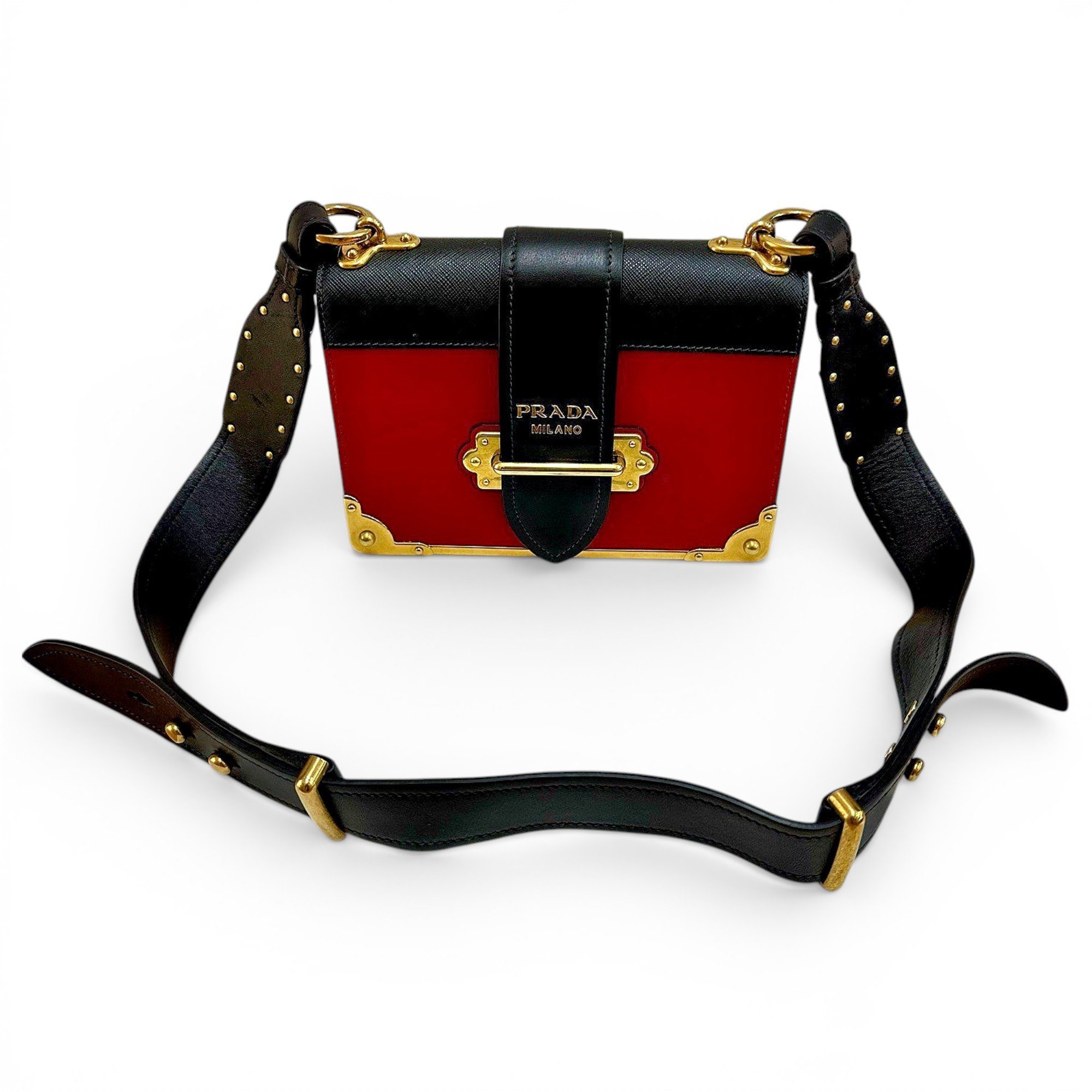 Cahier leather handbag