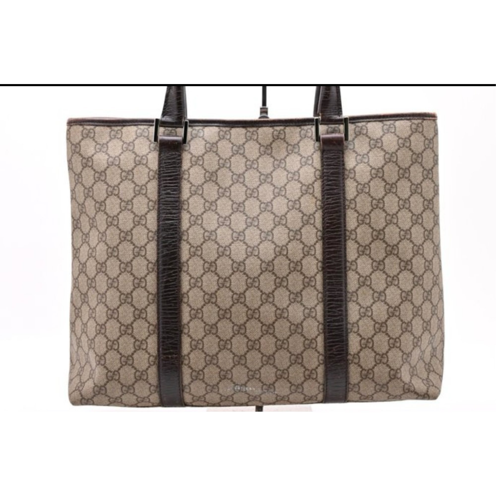 Leather tote
