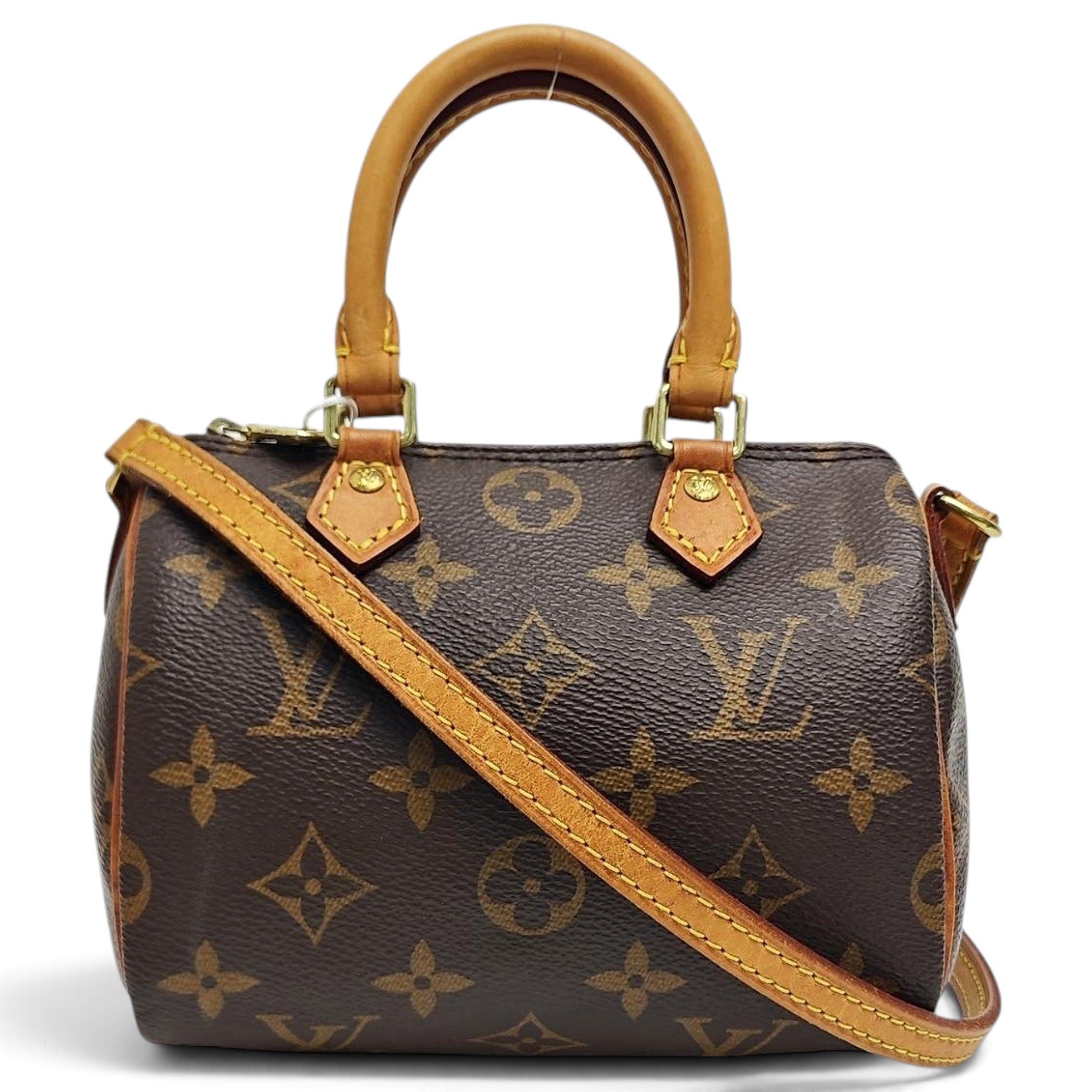 Nano Speedy / Mini HL leather handbag