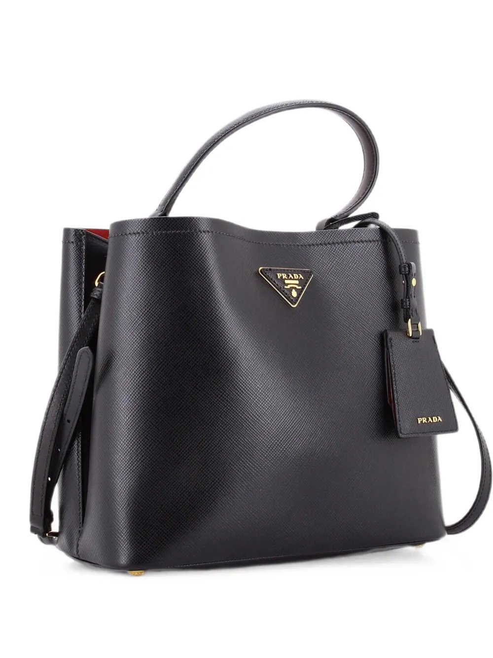 Panier Saffiano Leather Large bucket bag
