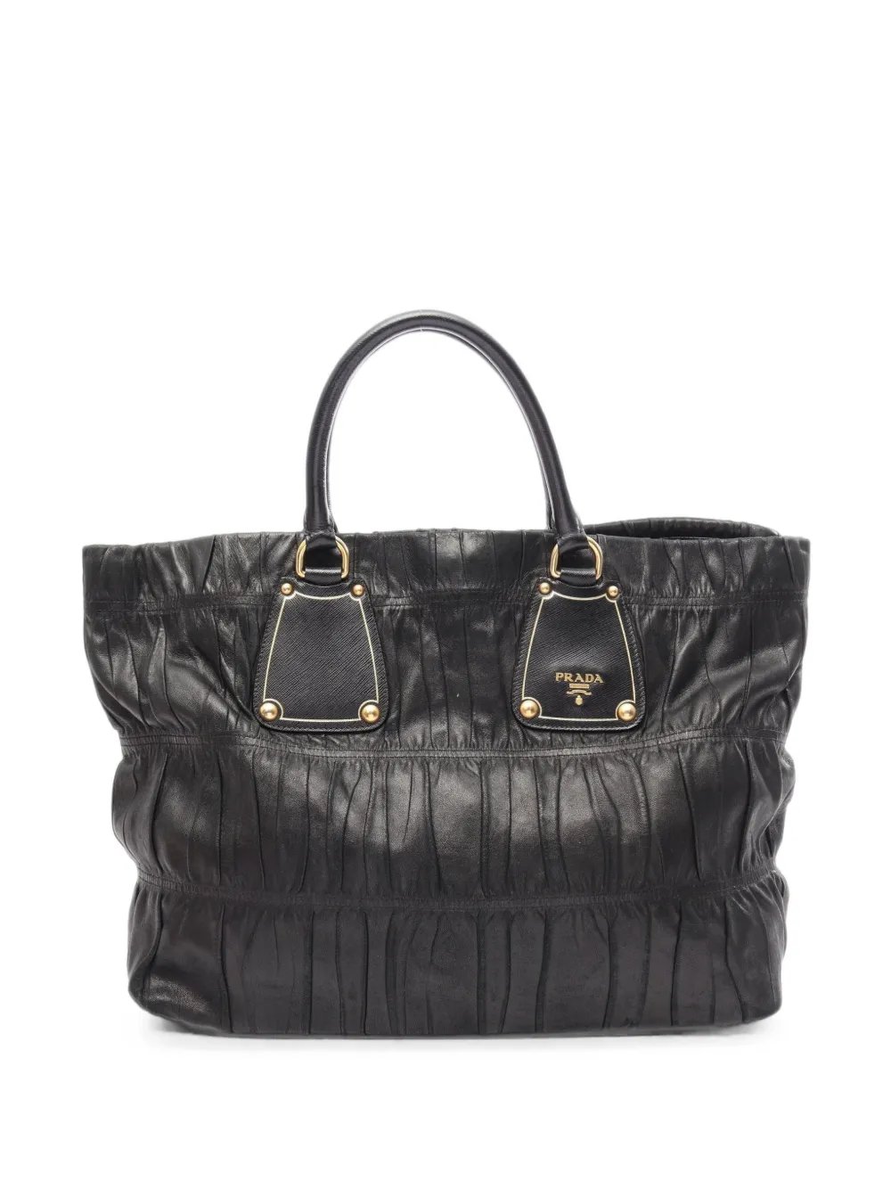 Gaufre Saffiano tote bag