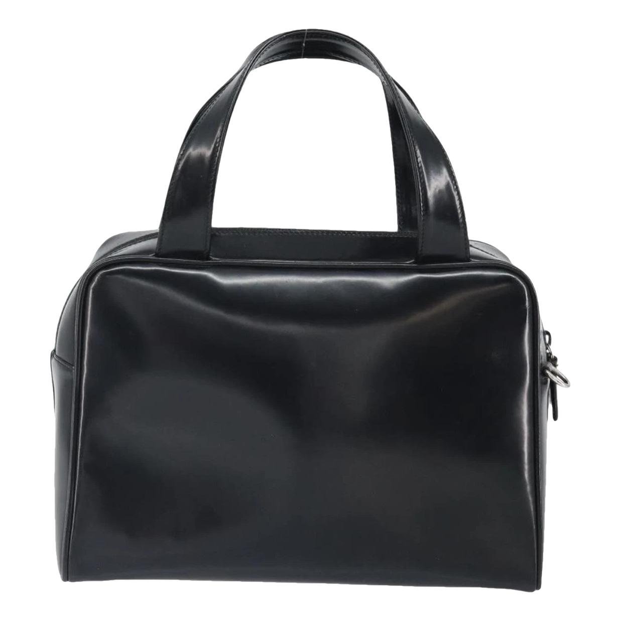 Patent leather handbag