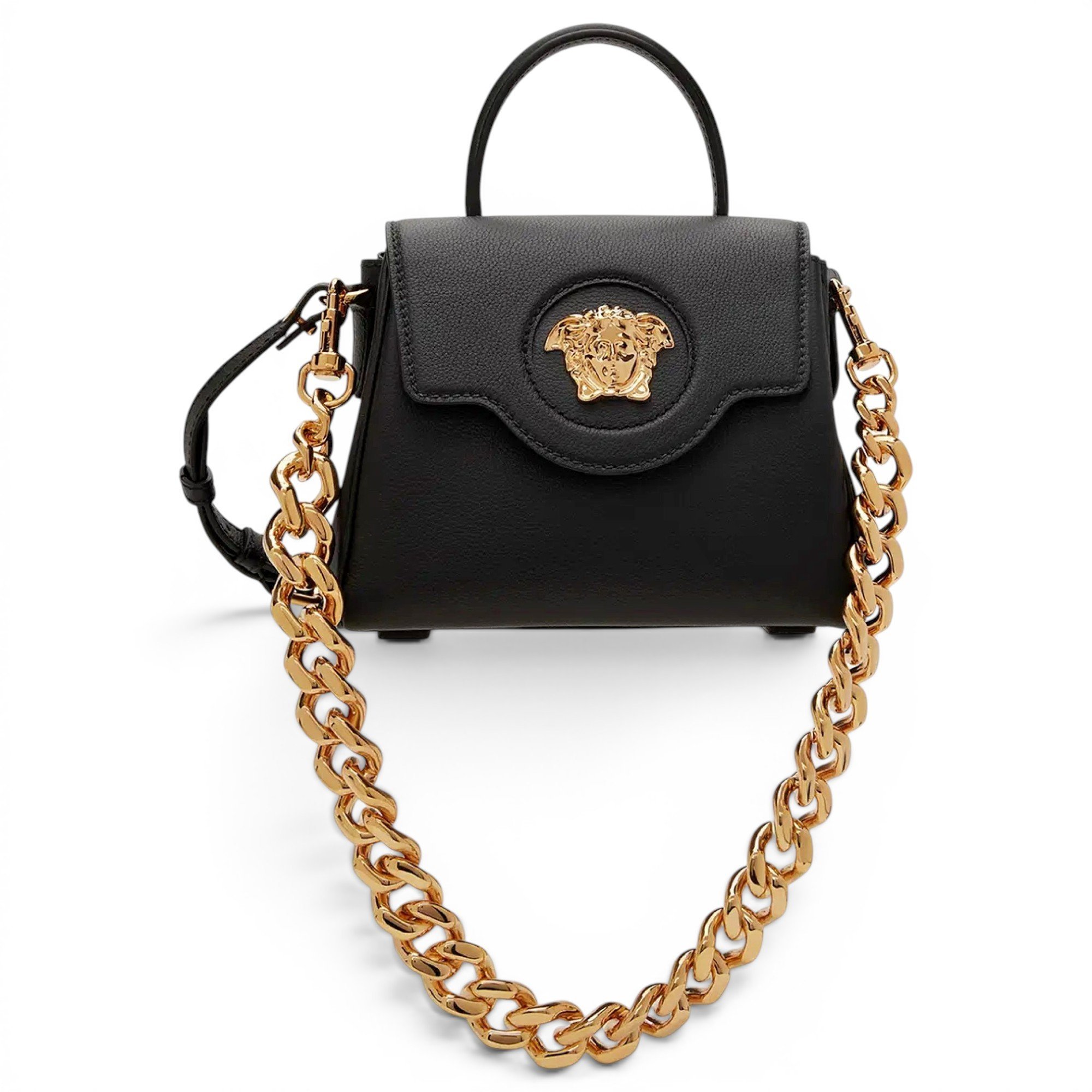 La Medusa leather handbag
