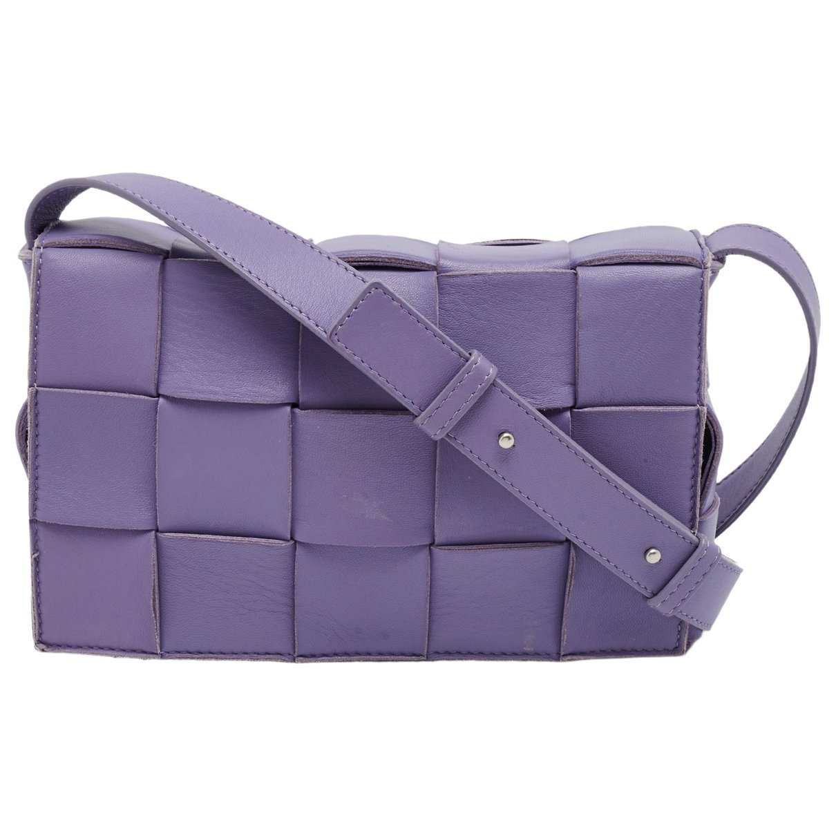 Cassette leather handbag
