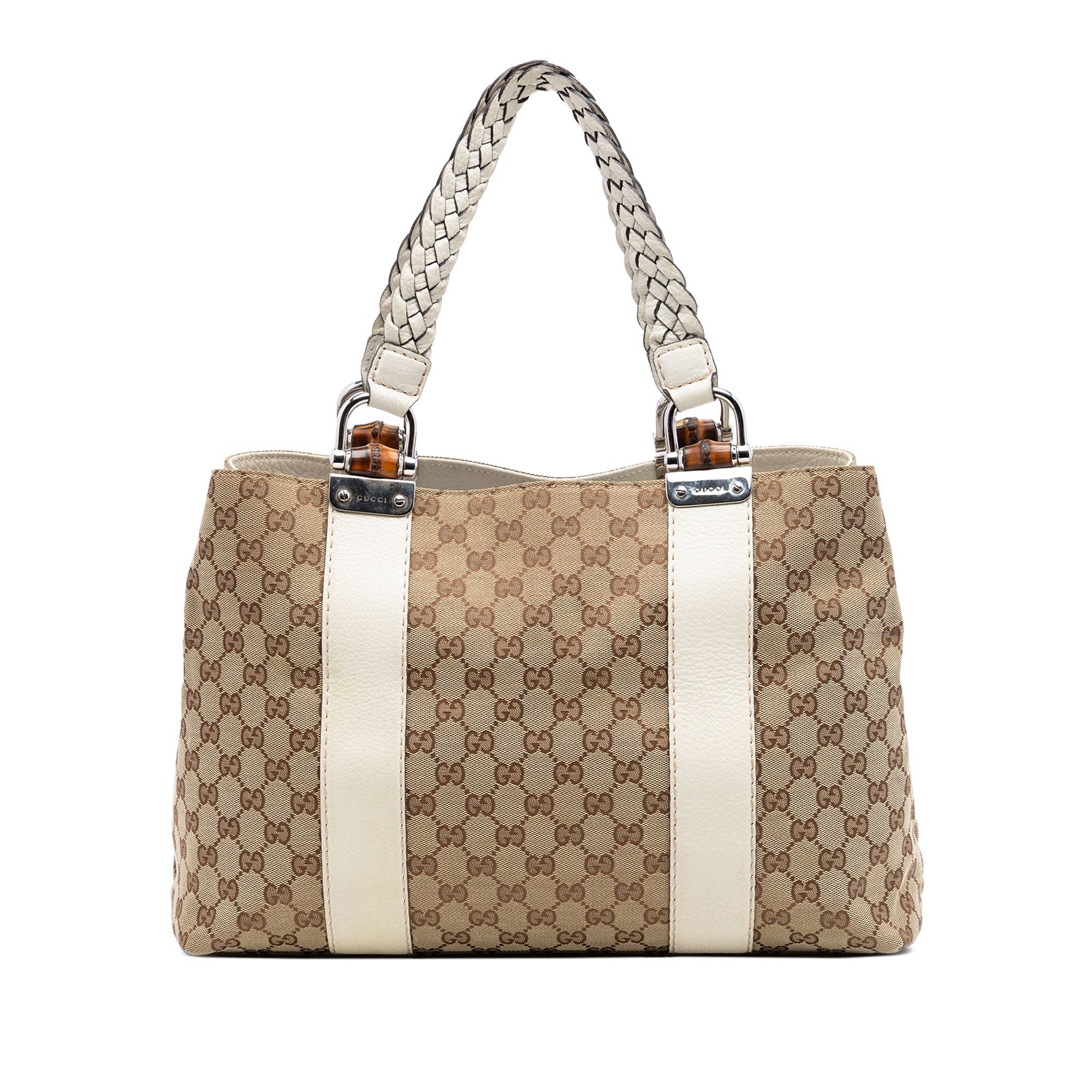 Bamboo leather handbag