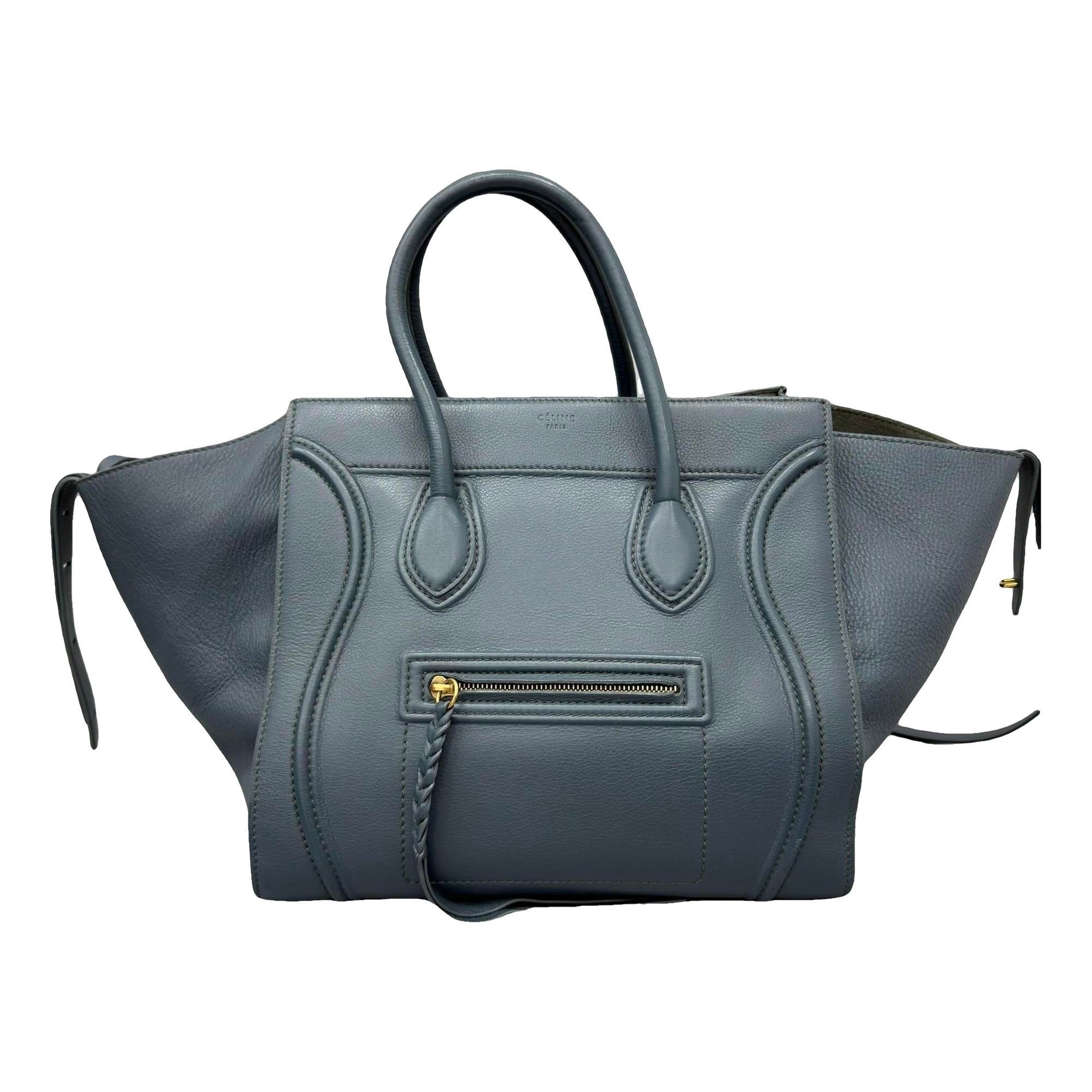 Luggage leather handbag