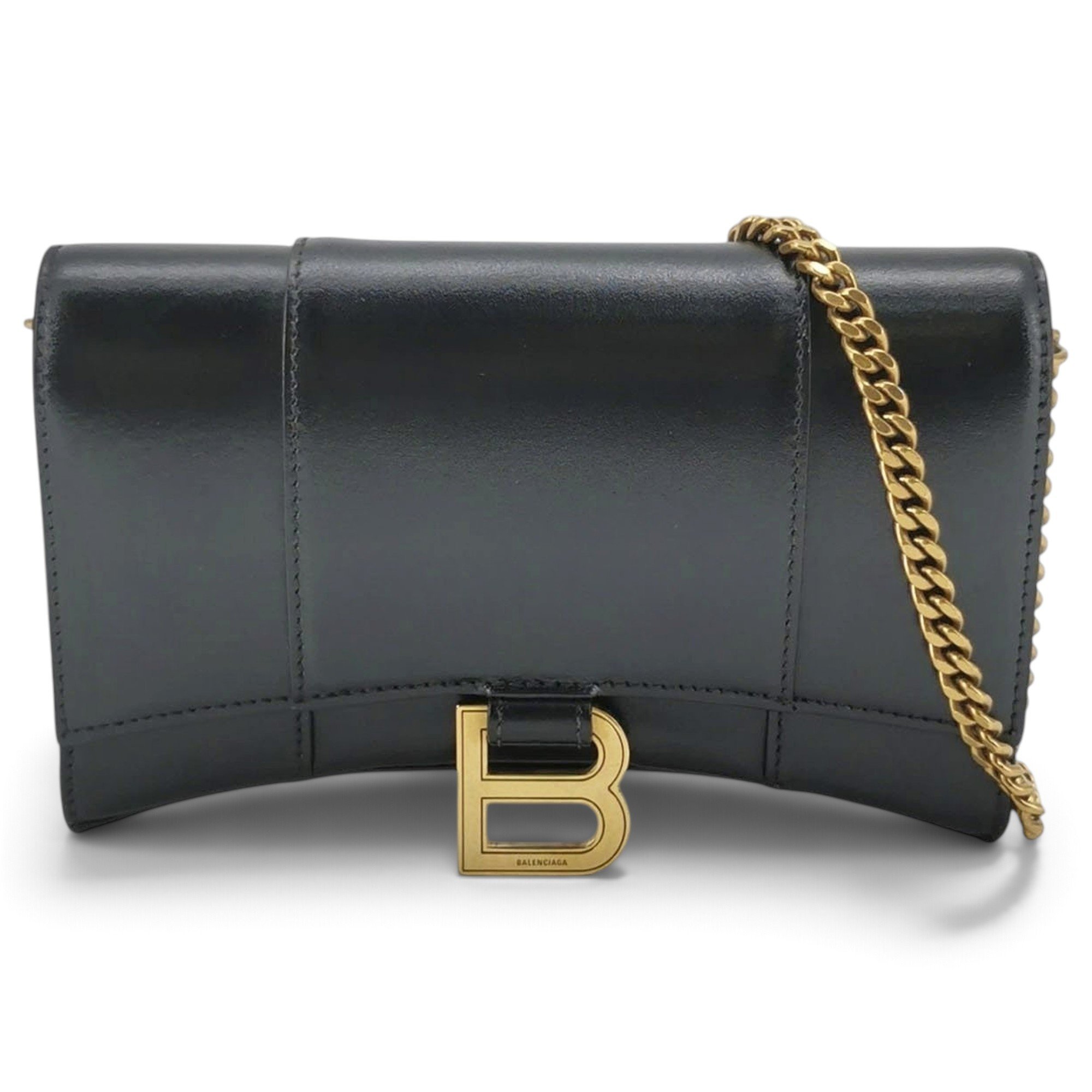 Balenciaga Hourglass leather handbag